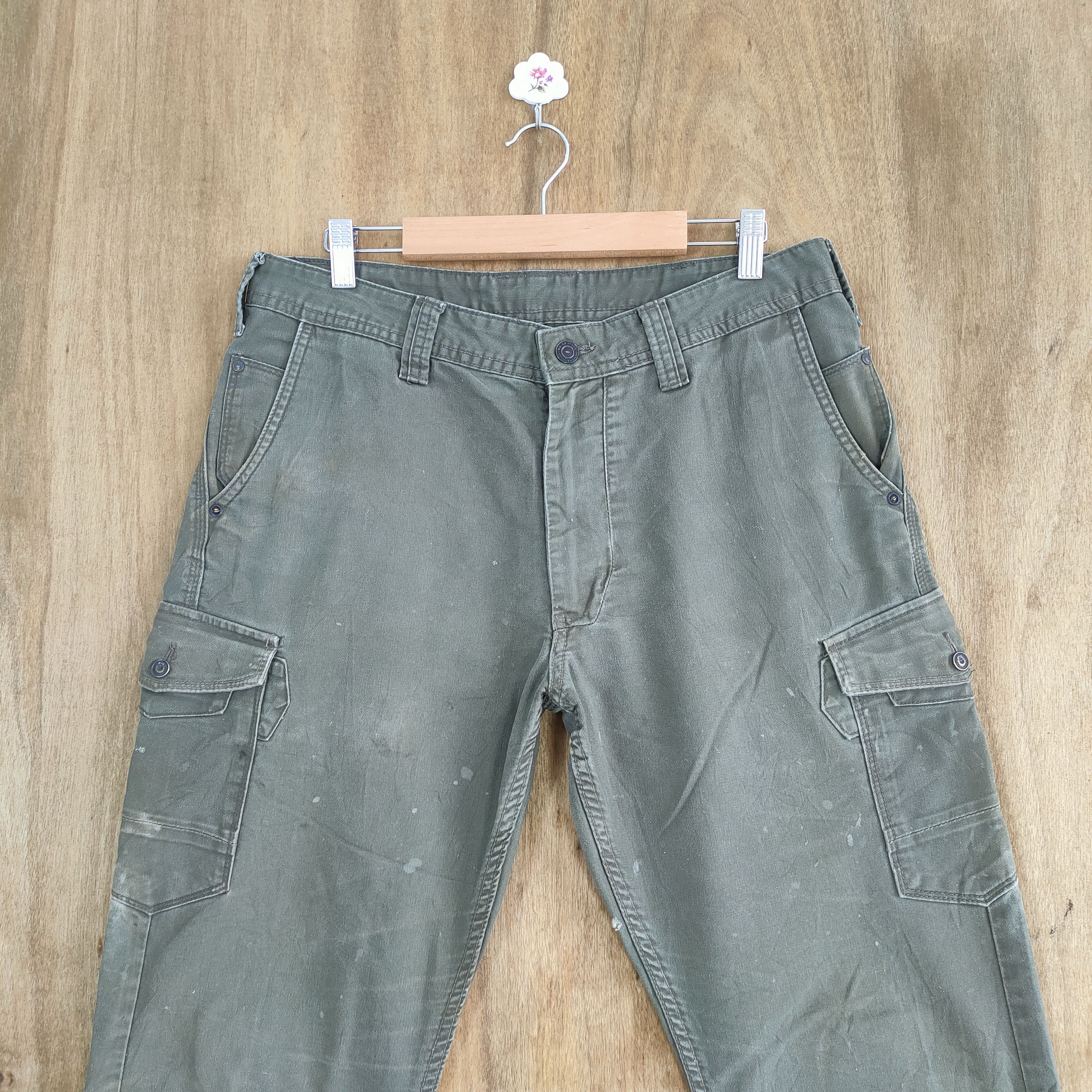 Japanese Brand VINTAGE EVENRIVER FADED CARGO PANTS Size US 34 / EU 50 - 2 Thumbnail