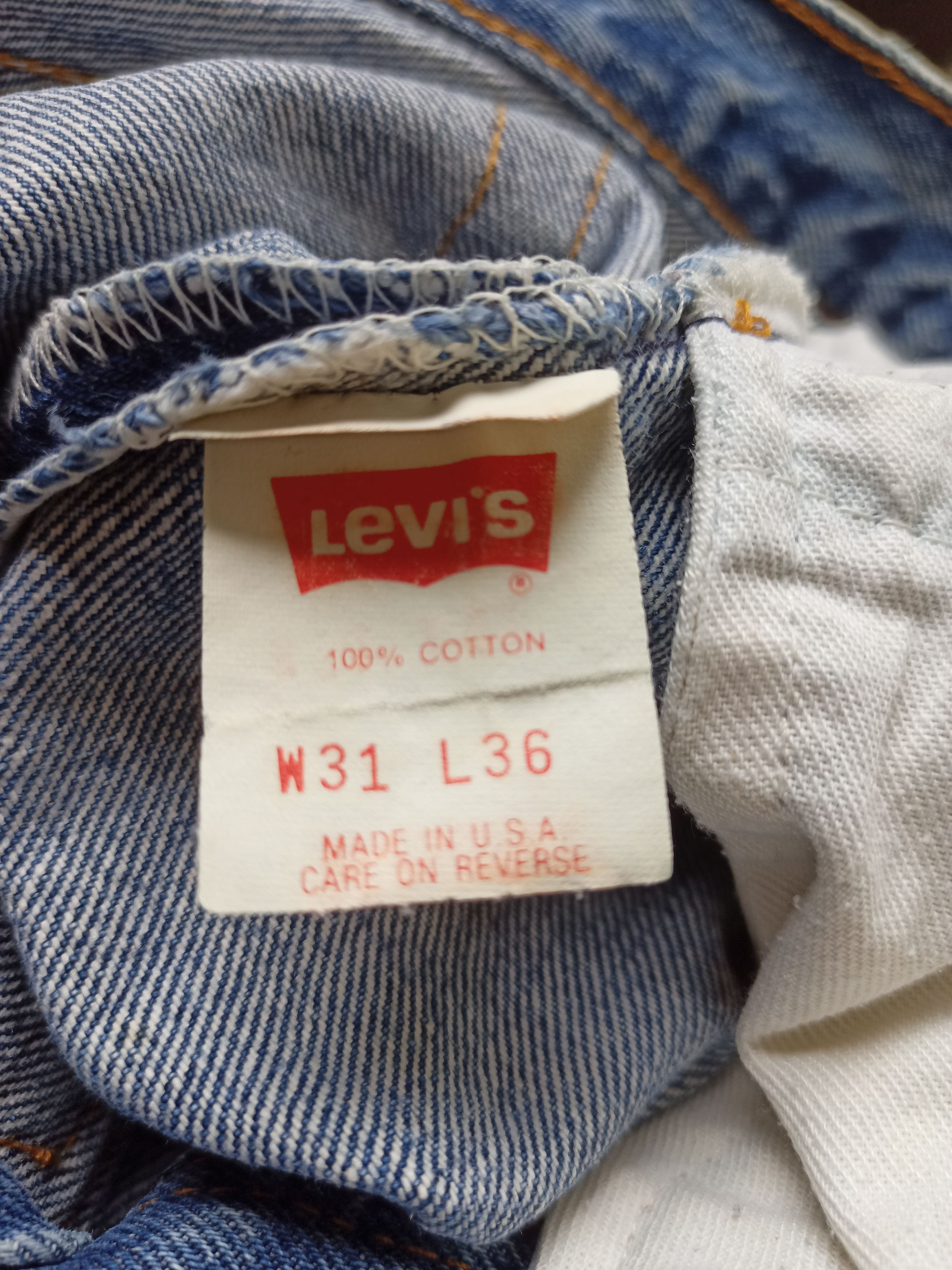 Levi's Vintage Levis 501 Distressed Denim Jeans Size US 30 / EU 46 - 17 Thumbnail
