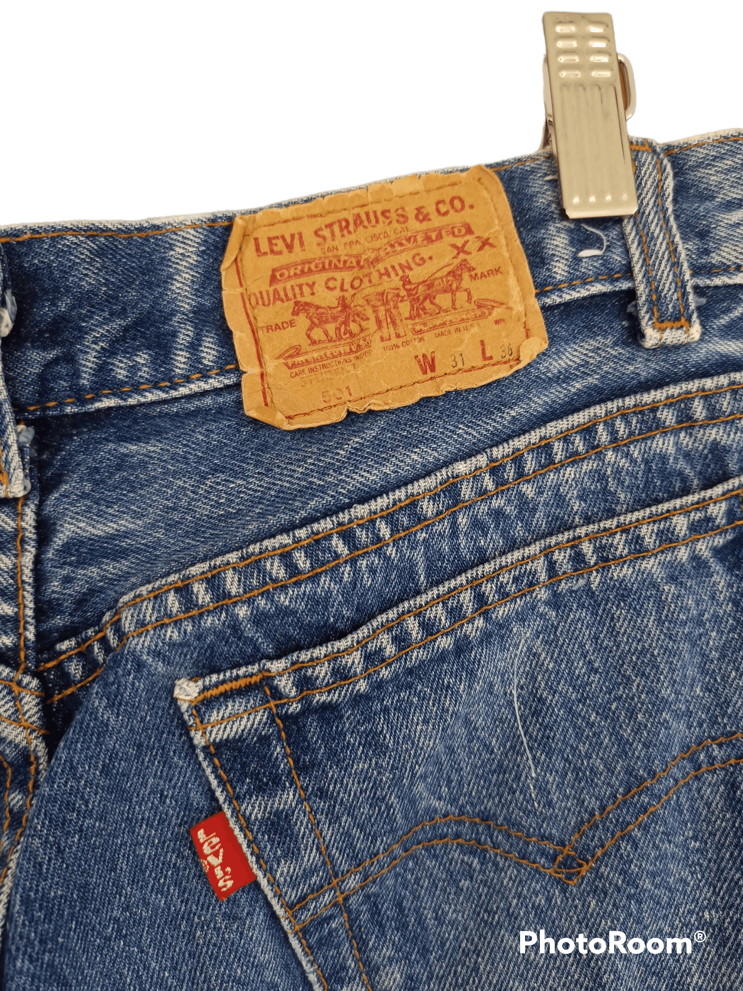 Levi's Vintage Levis 501 Distressed Denim Jeans Size US 30 / EU 46 - 16 Thumbnail