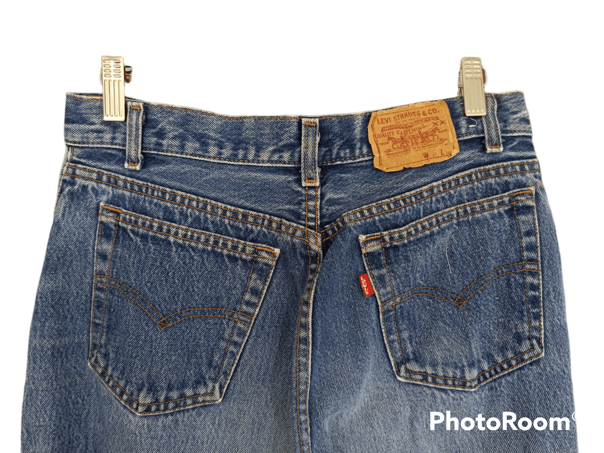 Levi's Vintage Levis 501 Distressed Denim Jeans Size US 30 / EU 46 - 15 Thumbnail