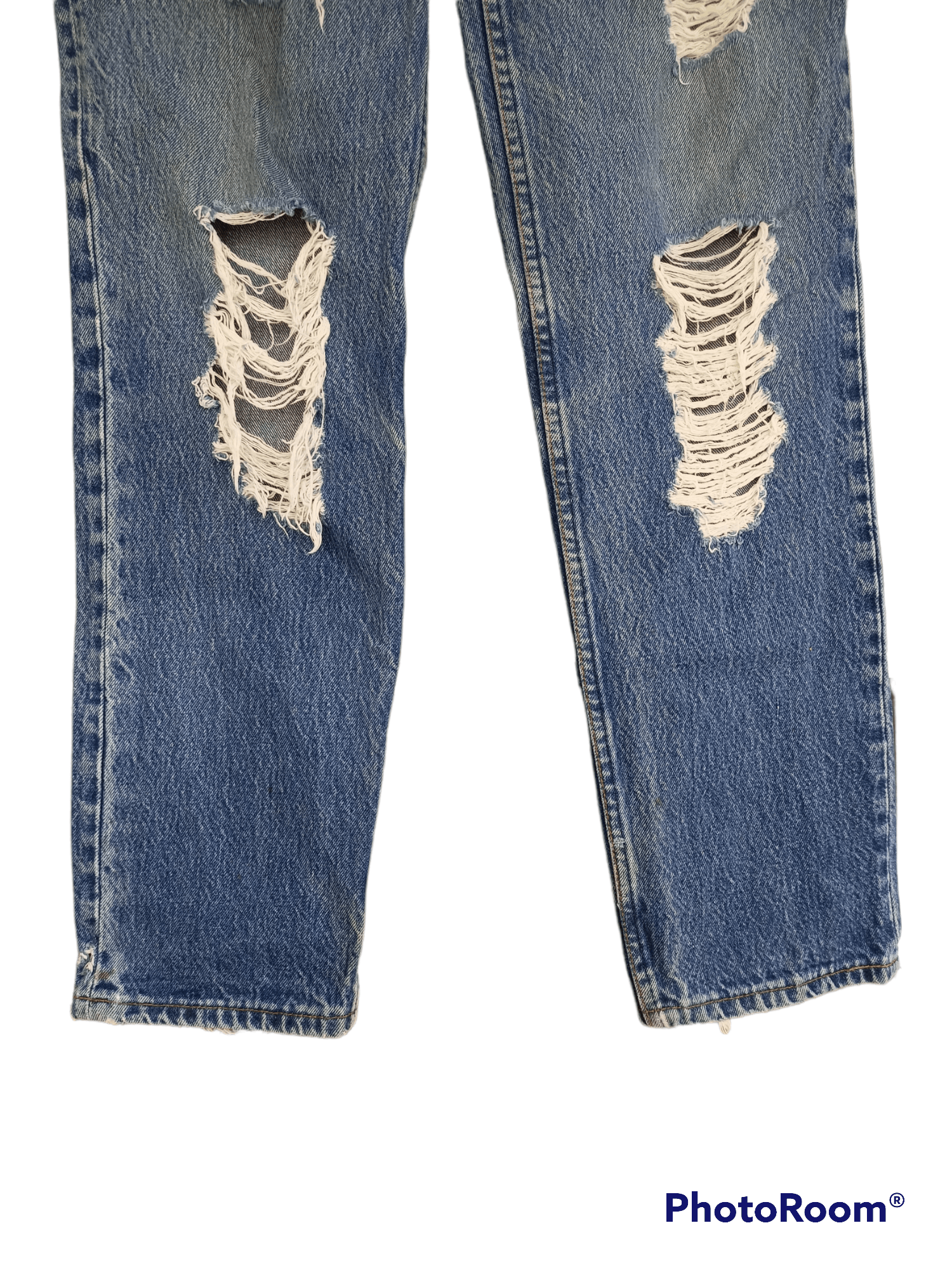 Levi's Vintage Levis 501 Distressed Denim Jeans Size US 30 / EU 46 - 4 Thumbnail