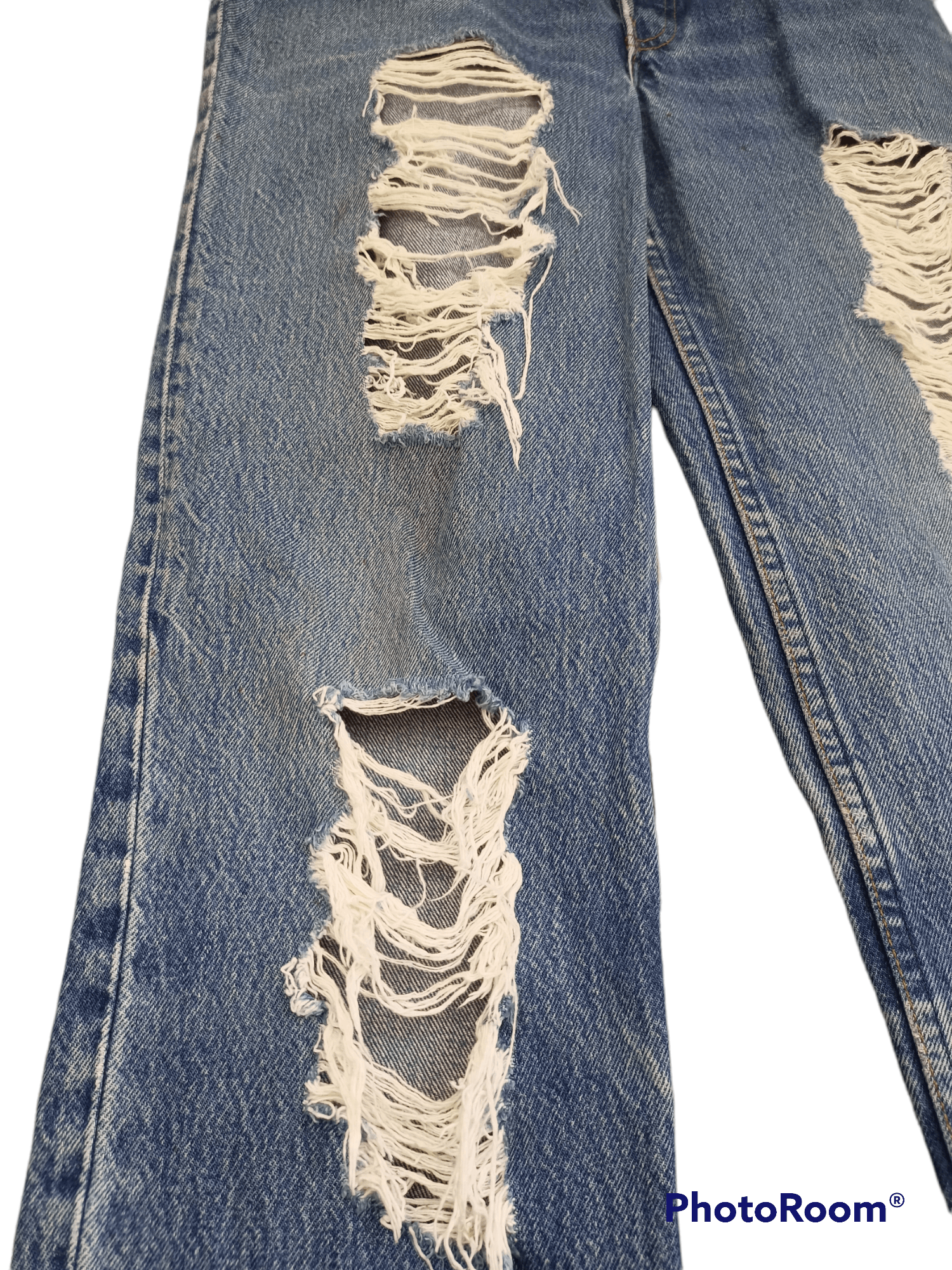 Levi's Vintage Levis 501 Distressed Denim Jeans Size US 30 / EU 46 - 6 Thumbnail
