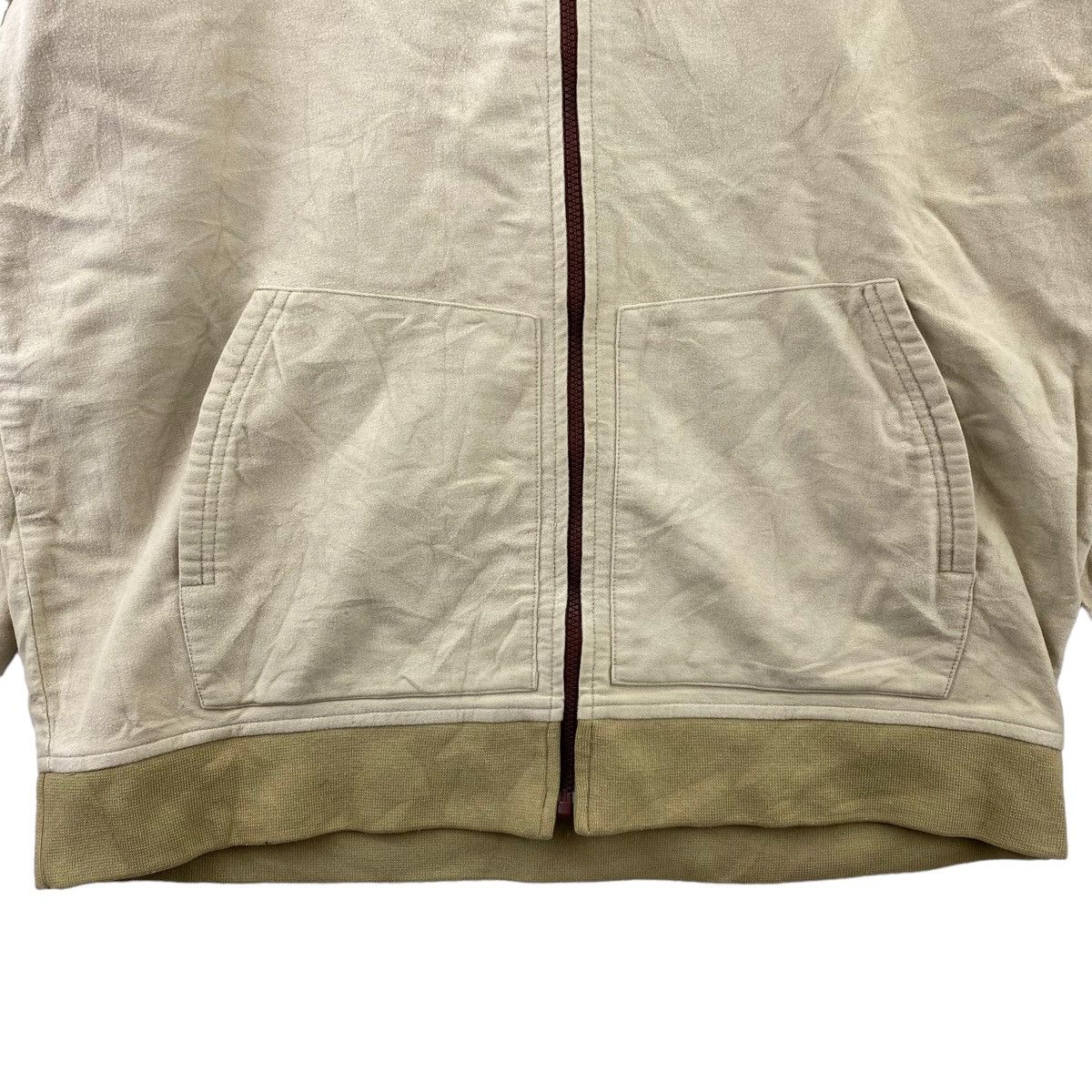 Japanese Brand BABY NAIL Japanese Brand Under Ground Basic Beige Hoodie Size US L / EU 52-54 / 3 - 3 Thumbnail