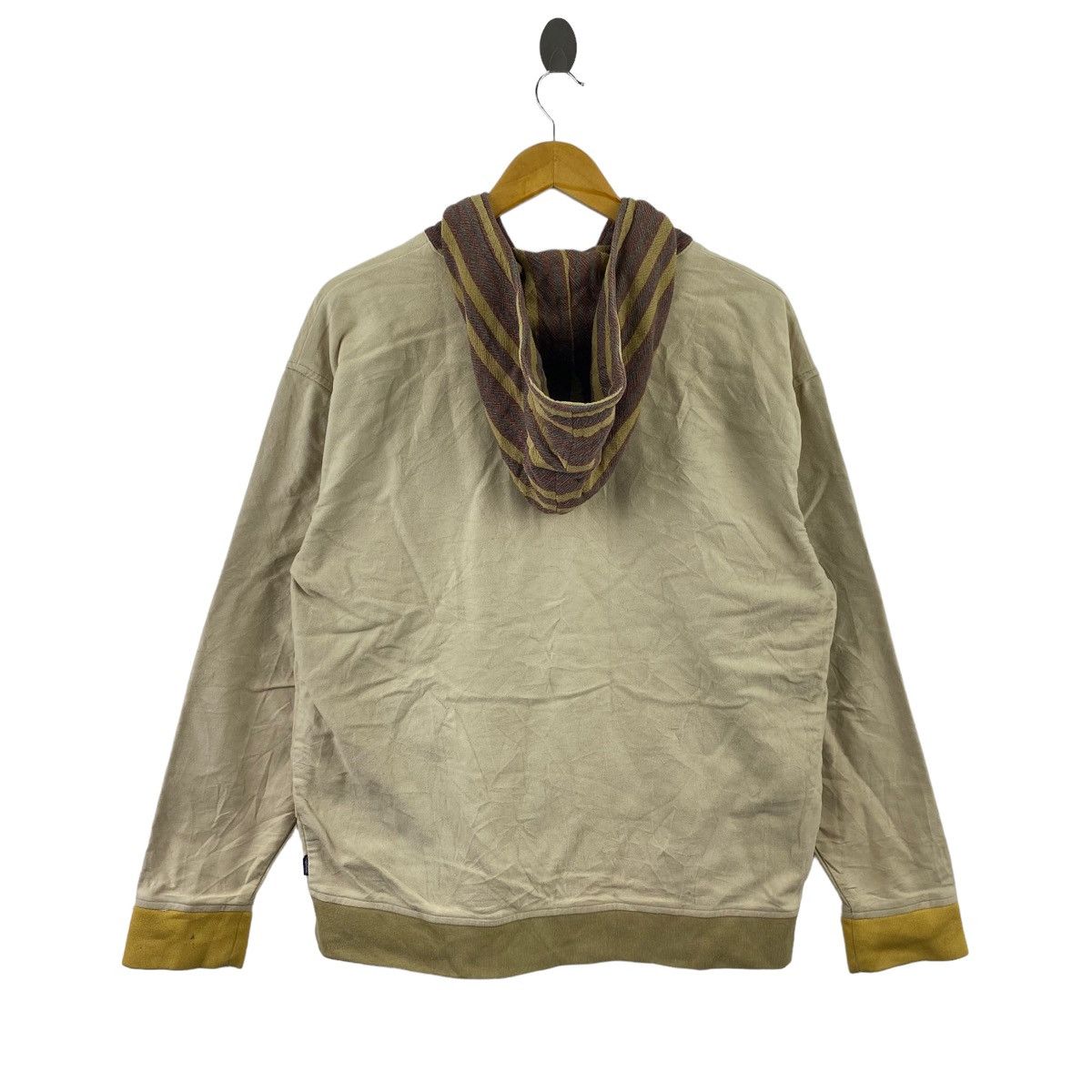 Japanese Brand BABY NAIL Japanese Brand Under Ground Basic Beige Hoodie Size US L / EU 52-54 / 3 - 7 Thumbnail