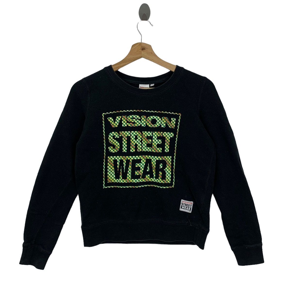 Vintage Vision Street Streetwear Crewneck Pullover Sweater