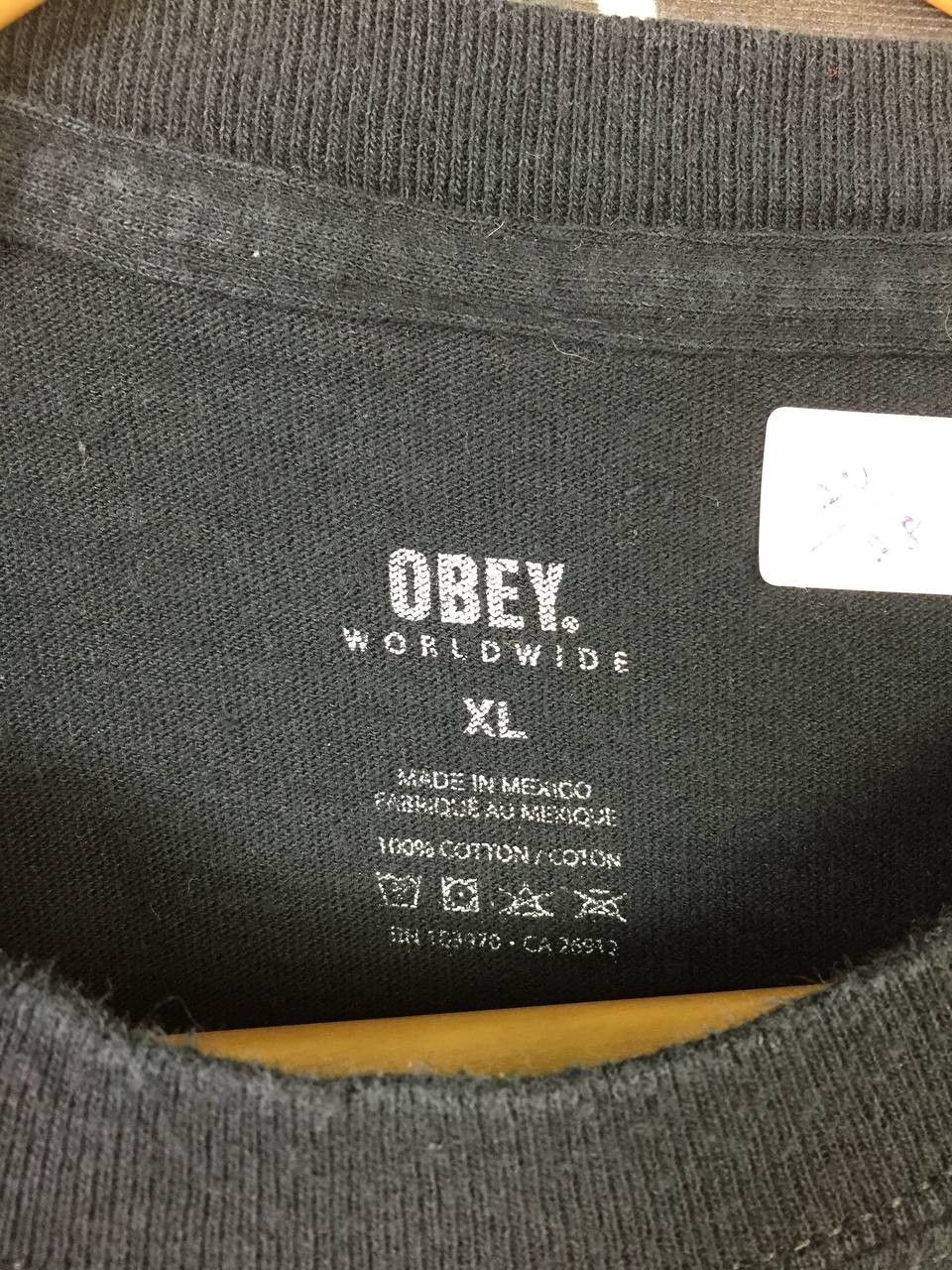 Obey Obey Worldwide Defiant Rose Graphic Pocket Tee Size US XL / EU 56 / 4 - 7 Thumbnail