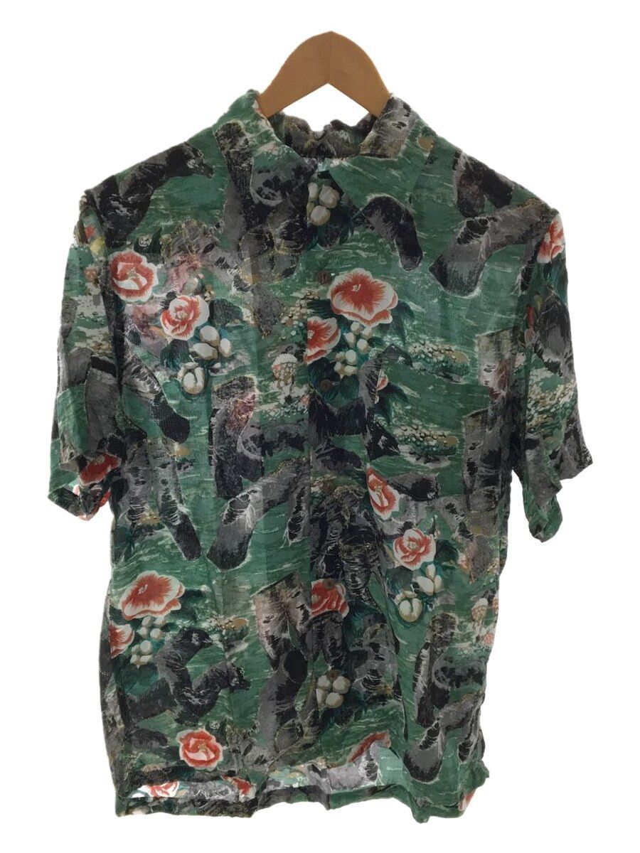 Kapital KAPITAL Flower Crushed Denim Pattern Aloha Shirt 2 | Grailed