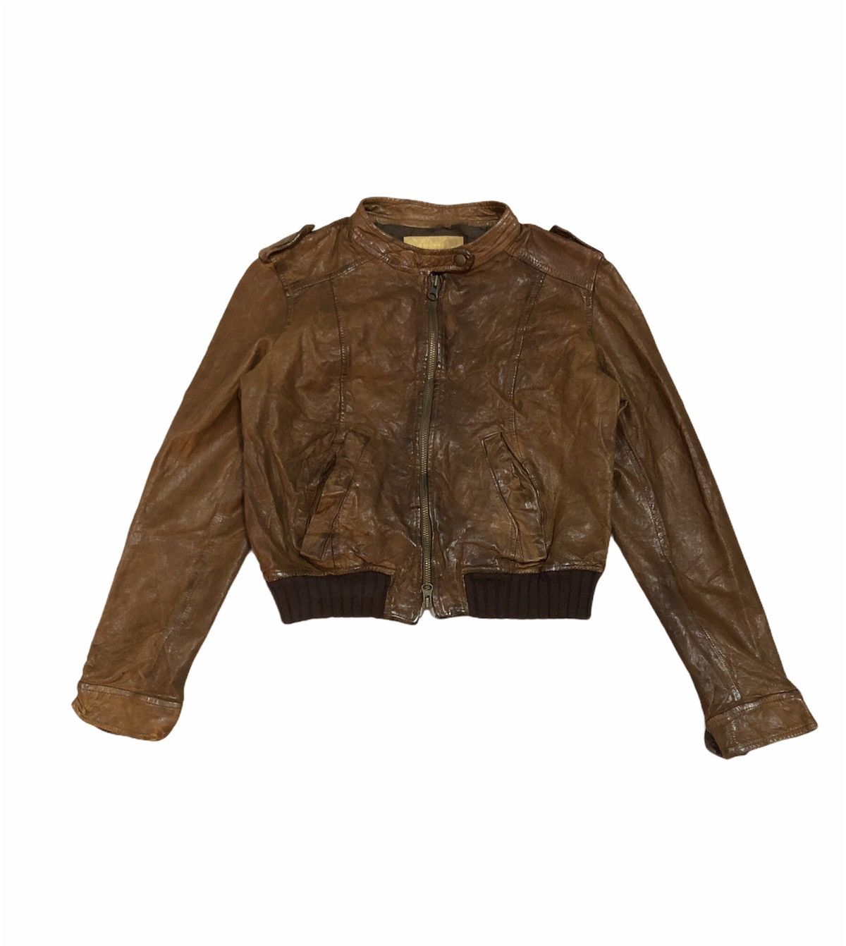 Genuine Leather Dendrobium Kids Leather Jacket Size US XXS / EU 40 - 1 Thumbnail
