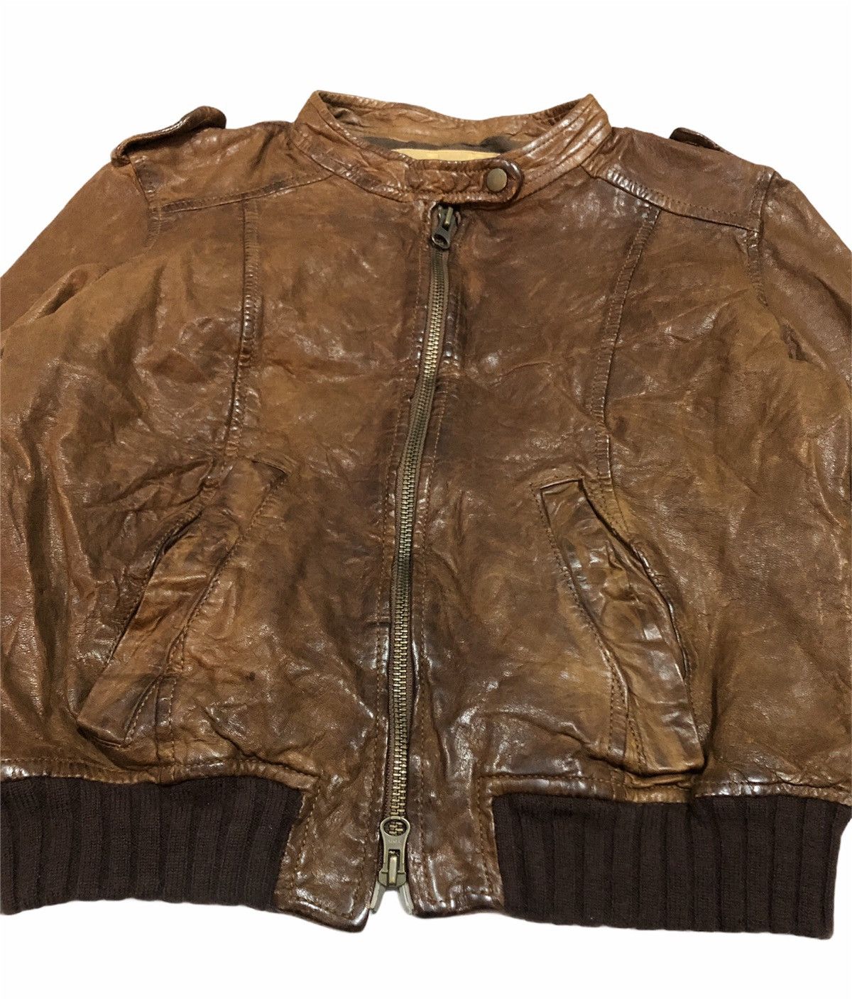 Genuine Leather Dendrobium Kids Leather Jacket Size US XXS / EU 40 - 3 Thumbnail