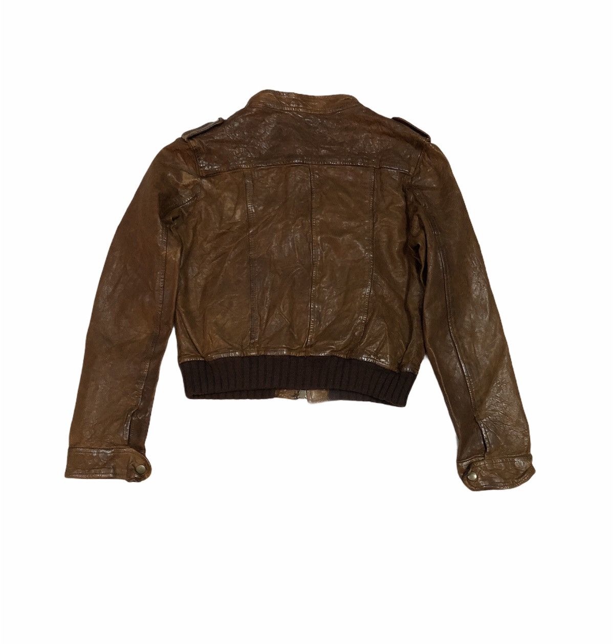 Genuine Leather Dendrobium Kids Leather Jacket Size US XXS / EU 40 - 2 Thumbnail