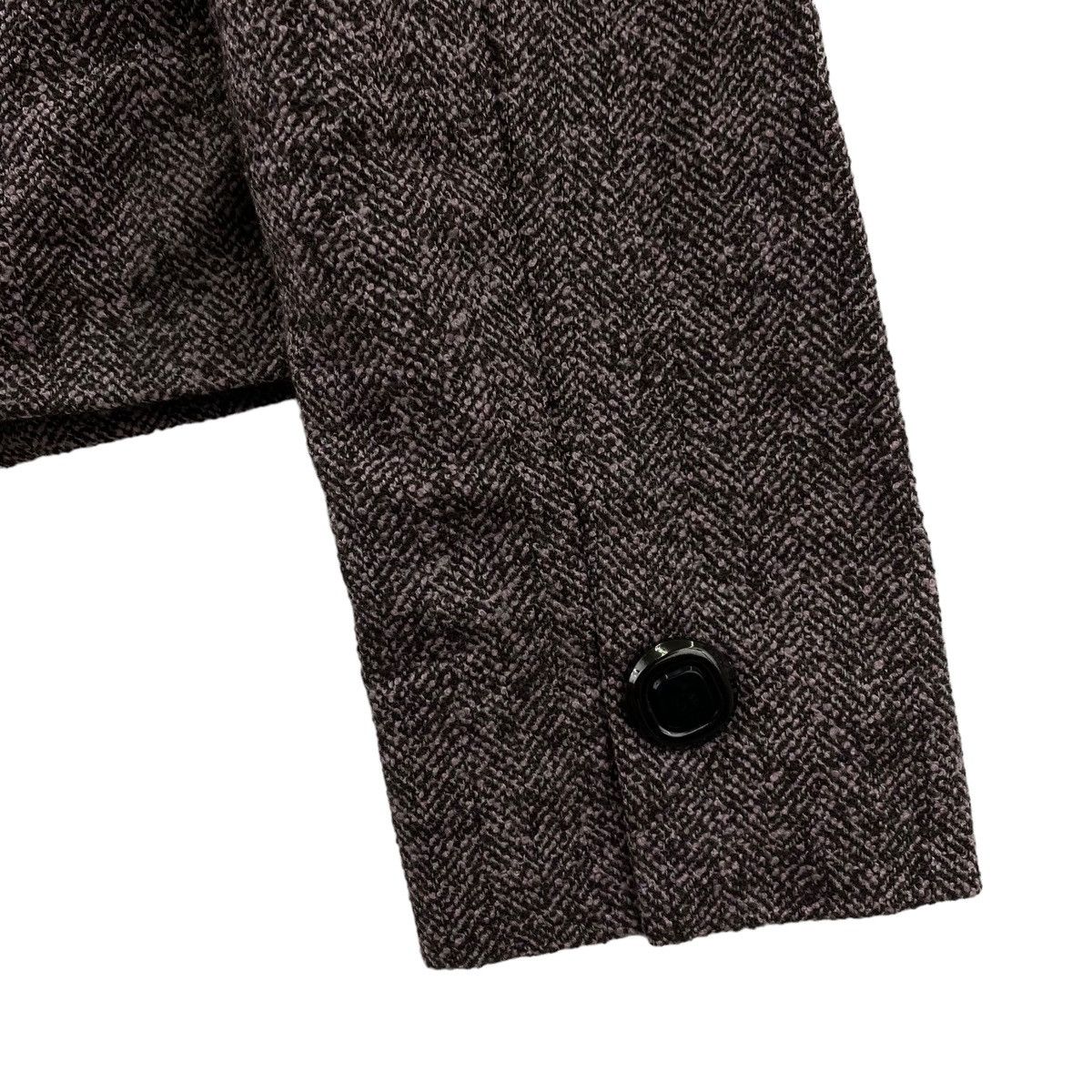 Vintage Vintage JUN ASHIDA Tokyo Paris Tweed Coat Jacket Size S / US 4 / IT 40 - 3 Thumbnail