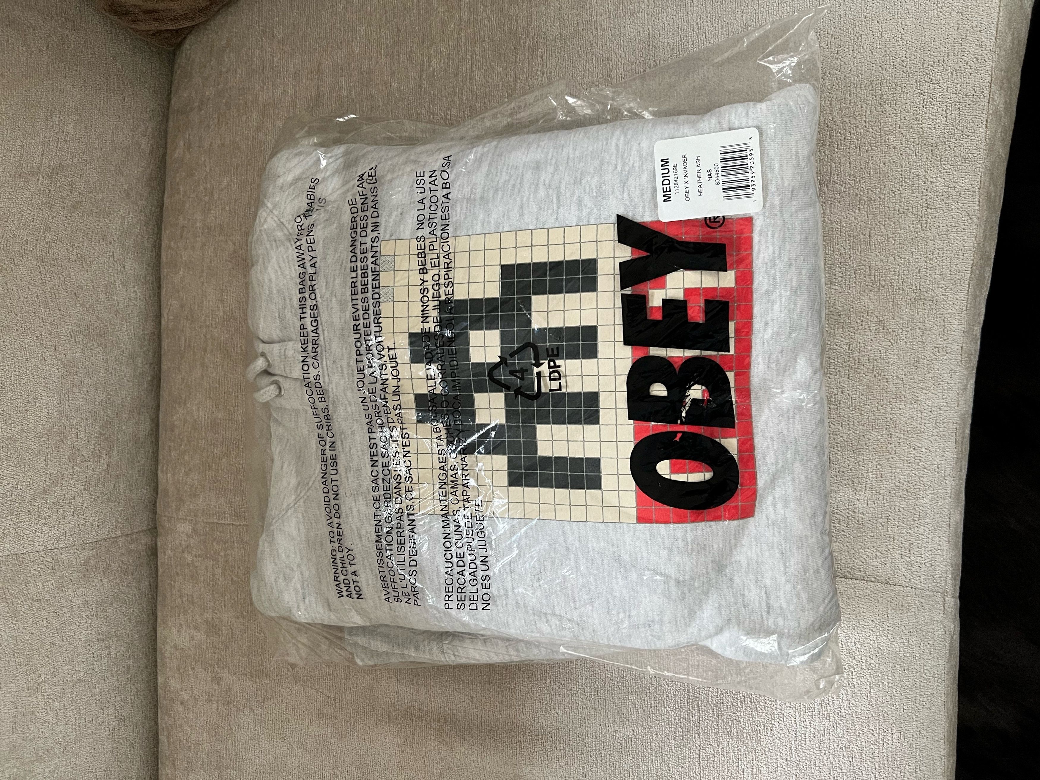 Obey invader hoodie best sale