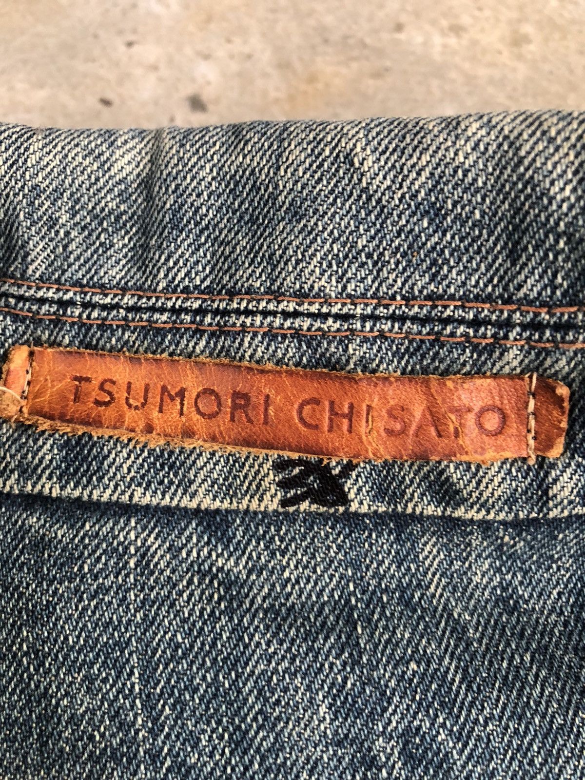 Issey Miyake Tsumori Chisato Distressed Denim Jacket Issey Miyake Size US M / EU 48-50 / 2 - 14 Thumbnail