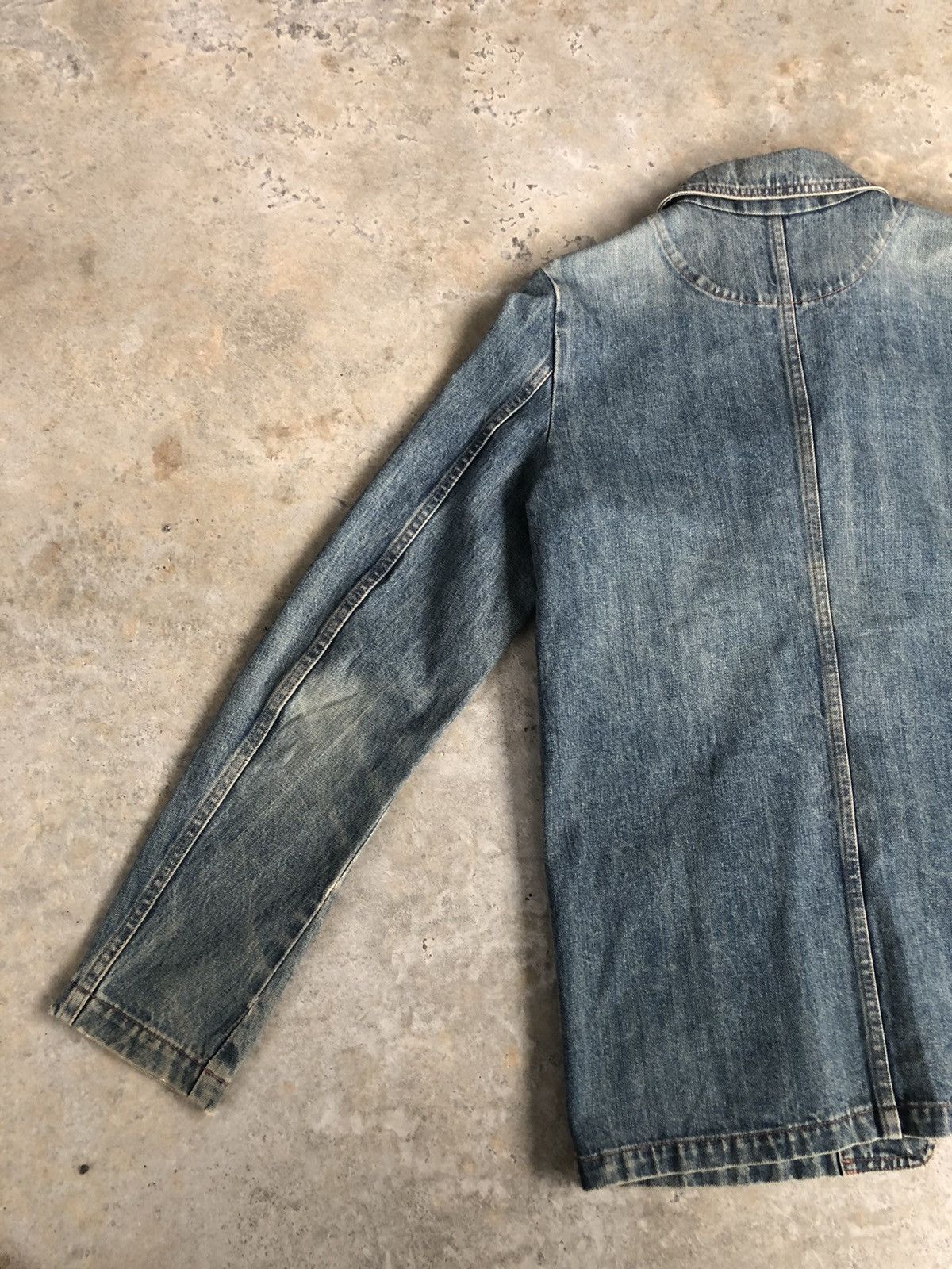 Issey Miyake Tsumori Chisato Distressed Denim Jacket Issey Miyake Size US M / EU 48-50 / 2 - 9 Thumbnail
