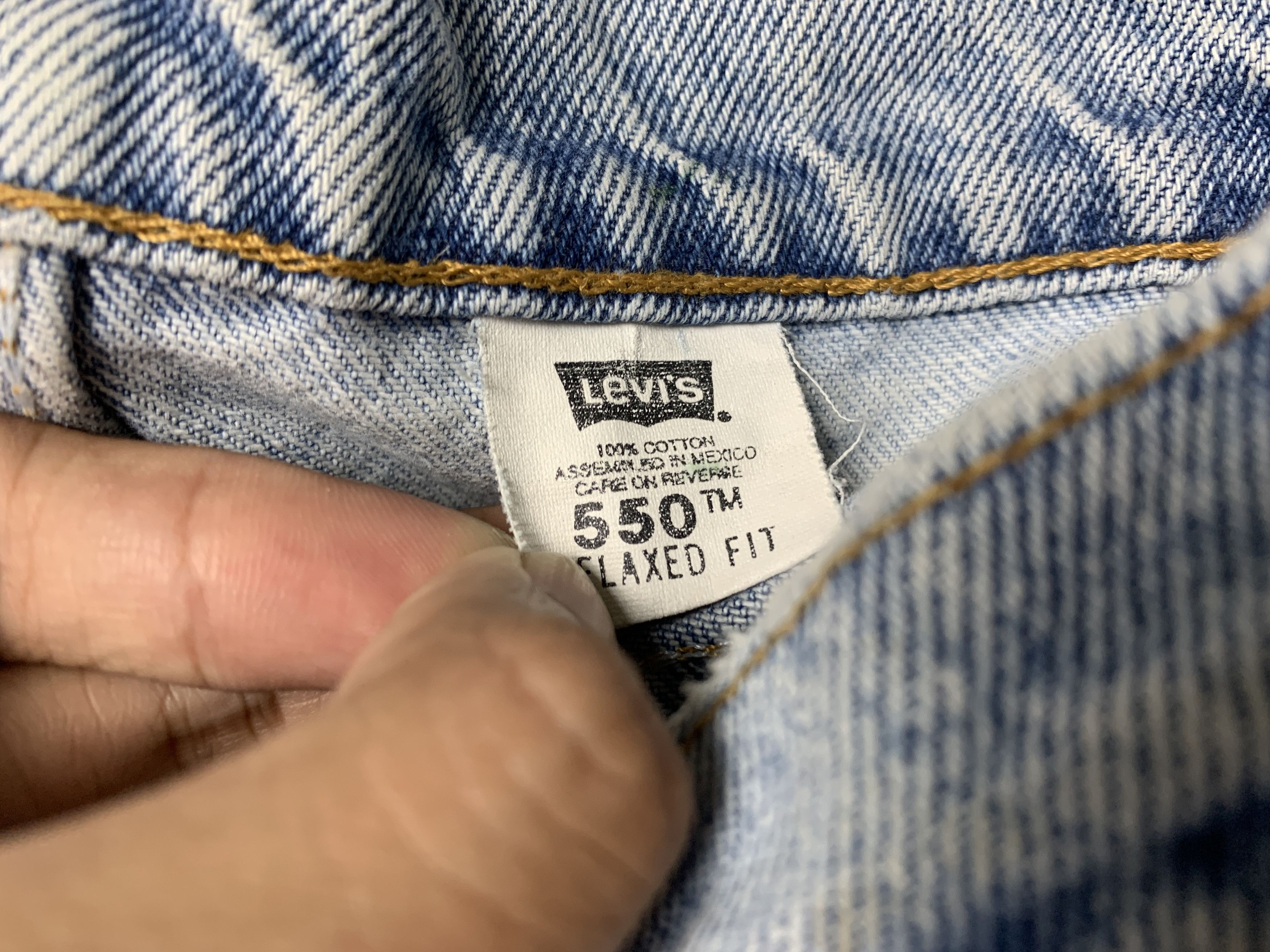 Levi's Vintage LEVI'S 550 Relaxed Fit Custom Doodle P0092Distressed Size US 28 / EU 44 - 22 Thumbnail