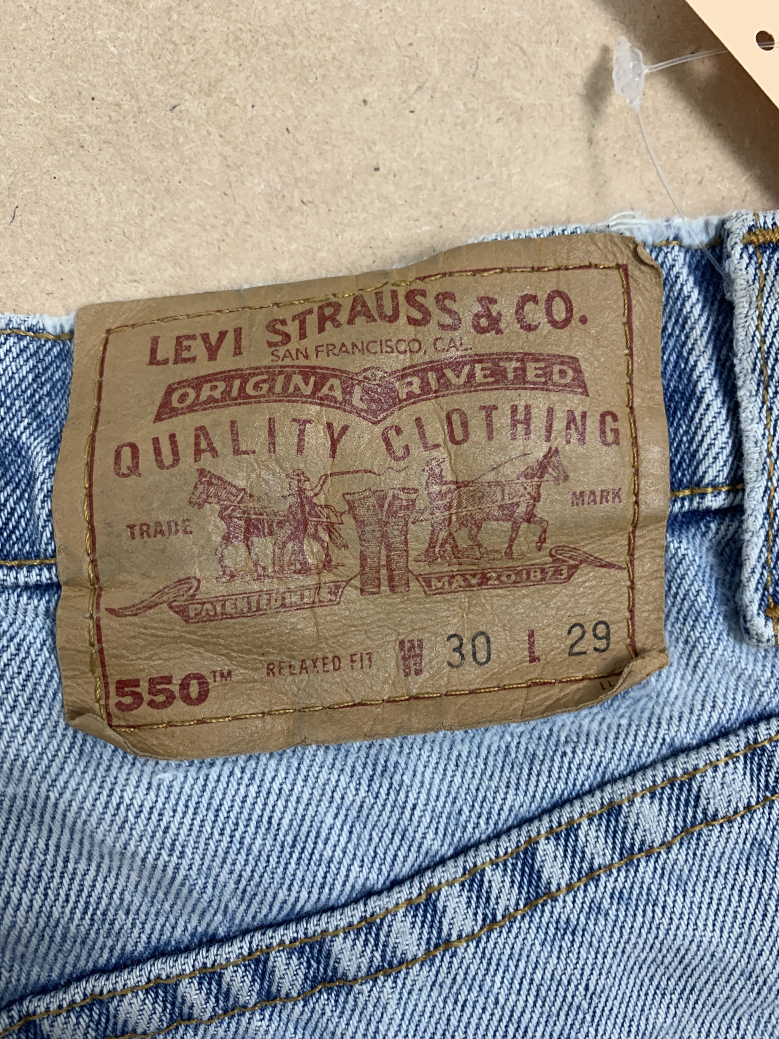 Levi's Vintage LEVI'S 550 Relaxed Fit Custom Doodle P0092Distressed Size US 28 / EU 44 - 19 Thumbnail