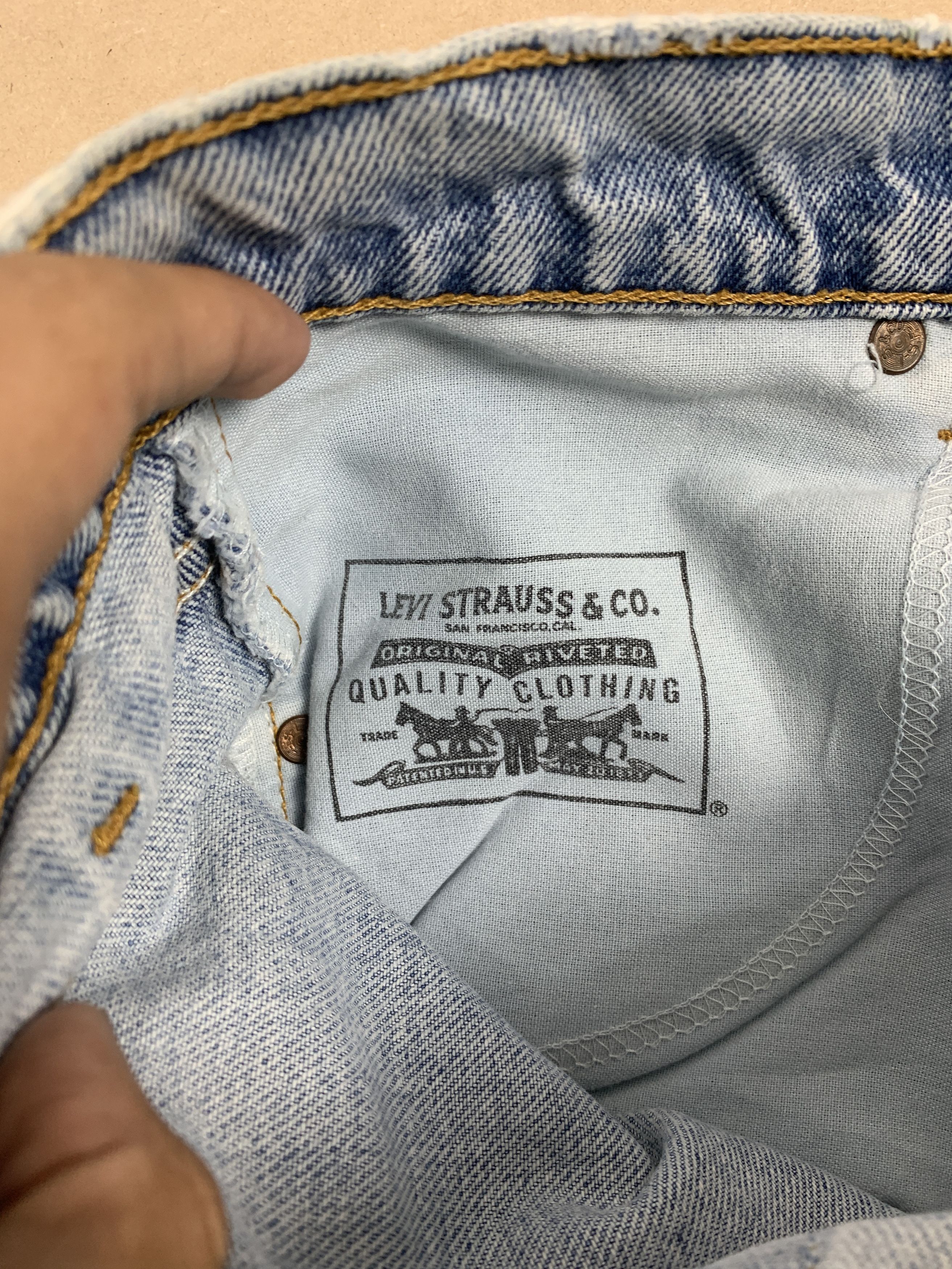 Levi's Vintage LEVI'S 550 Relaxed Fit Custom Doodle P0092Distressed Size US 28 / EU 44 - 21 Thumbnail