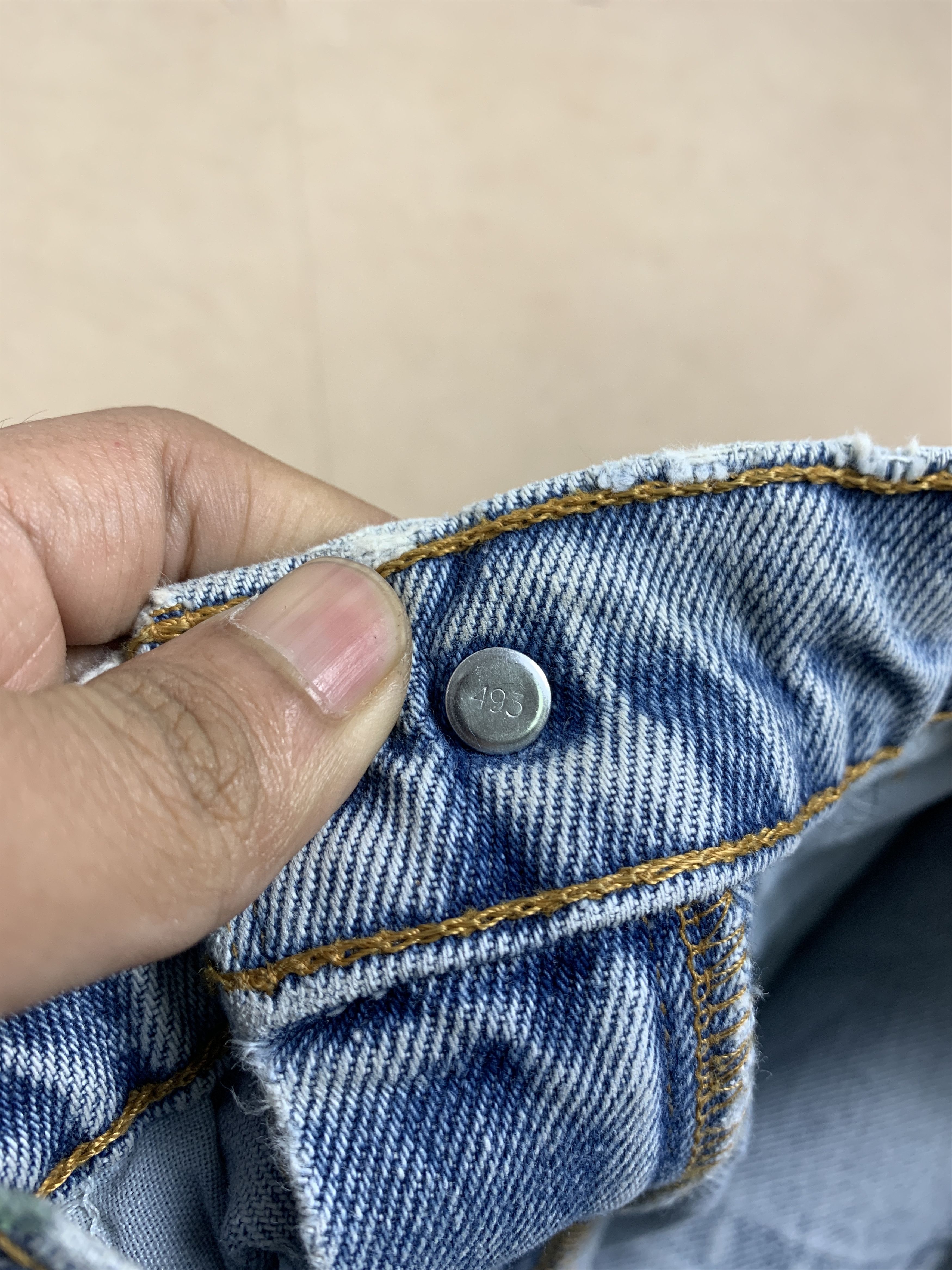 Levi's Vintage LEVI'S 550 Relaxed Fit Custom Doodle P0092Distressed Size US 28 / EU 44 - 25 Thumbnail