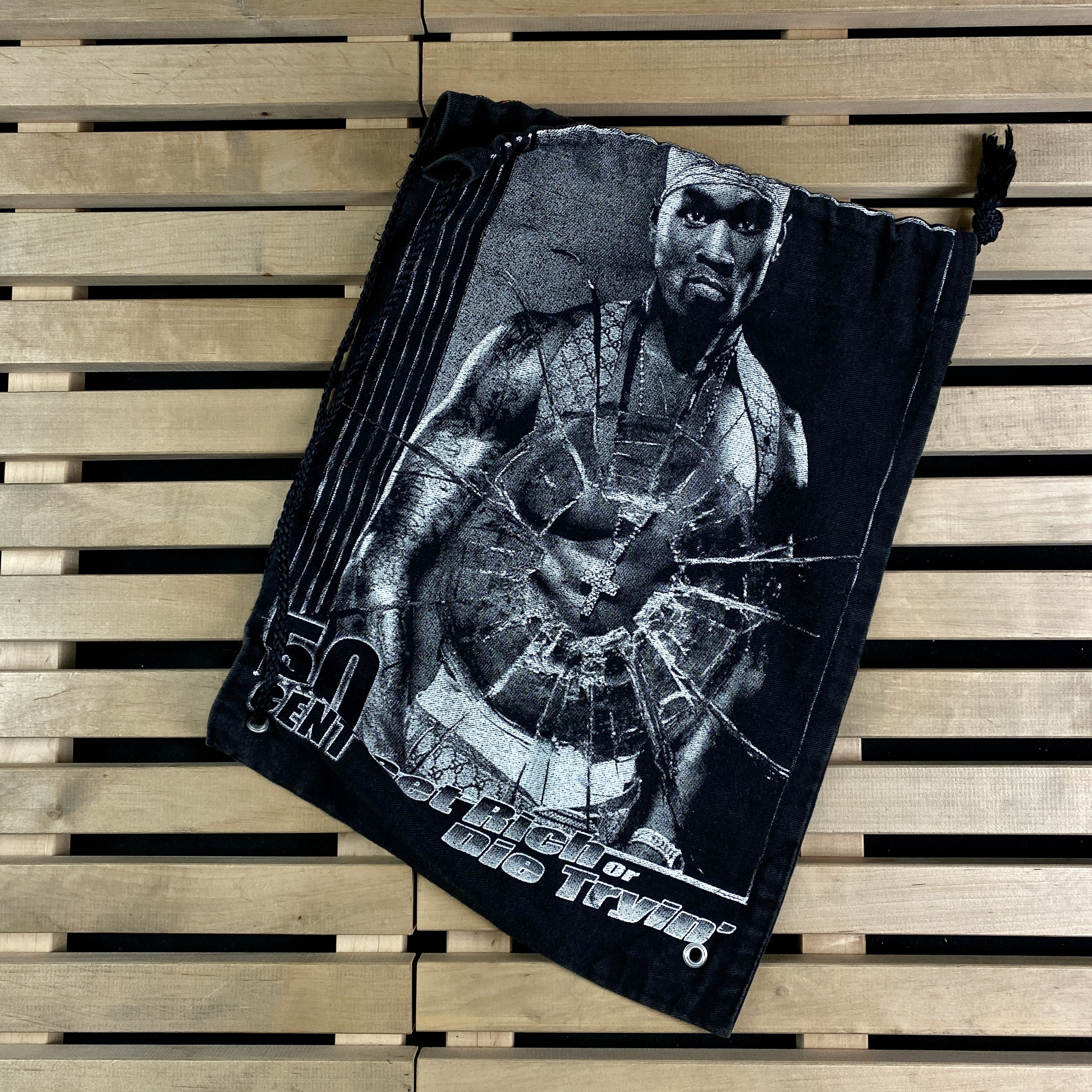 50 Cent × Band Tees × Vintage Mens Vintage Bag 50 Cent Size ONE SIZE - 5 Thumbnail