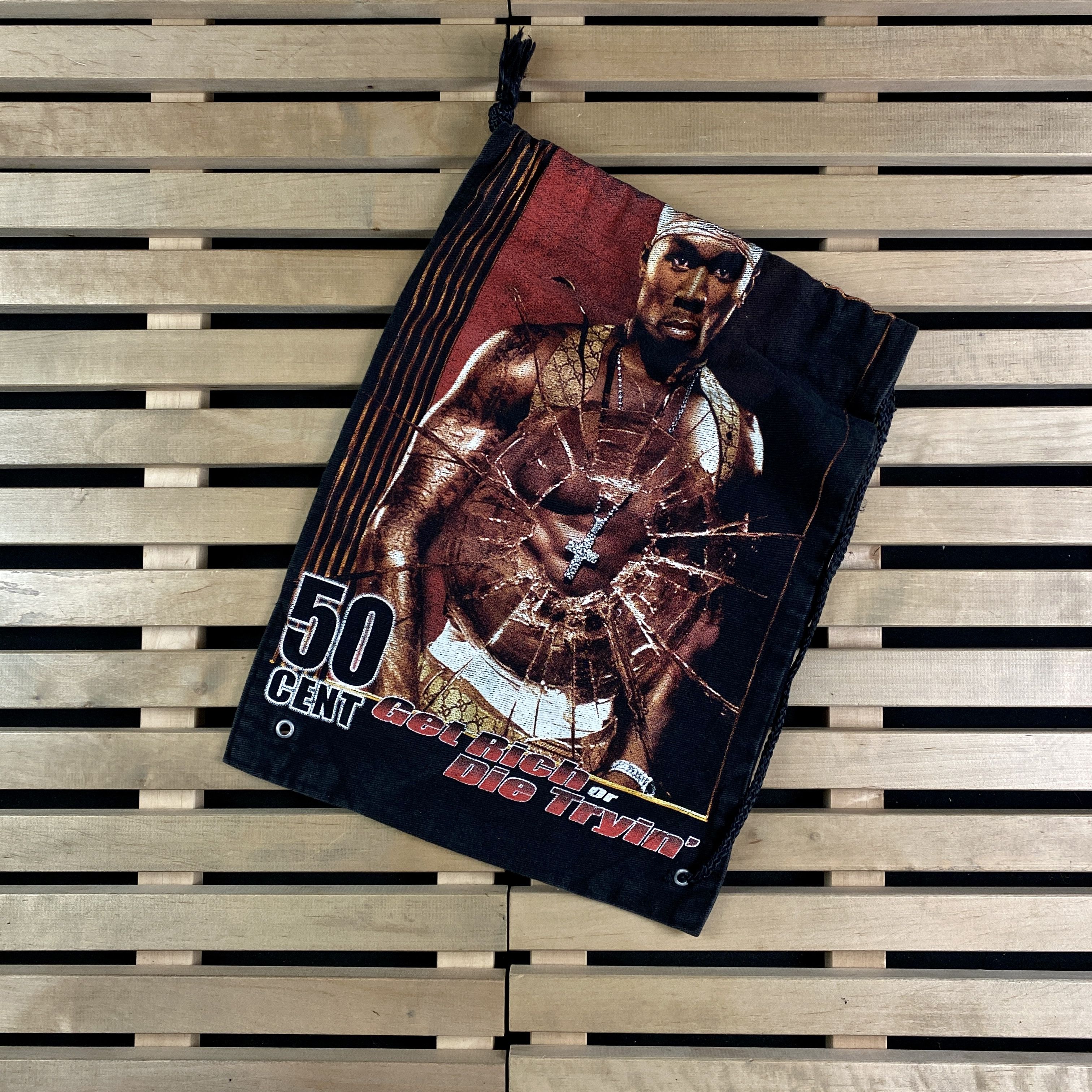 50 Cent × Band Tees × Vintage Mens Vintage Bag 50 Cent Size ONE SIZE - 1 Thumbnail