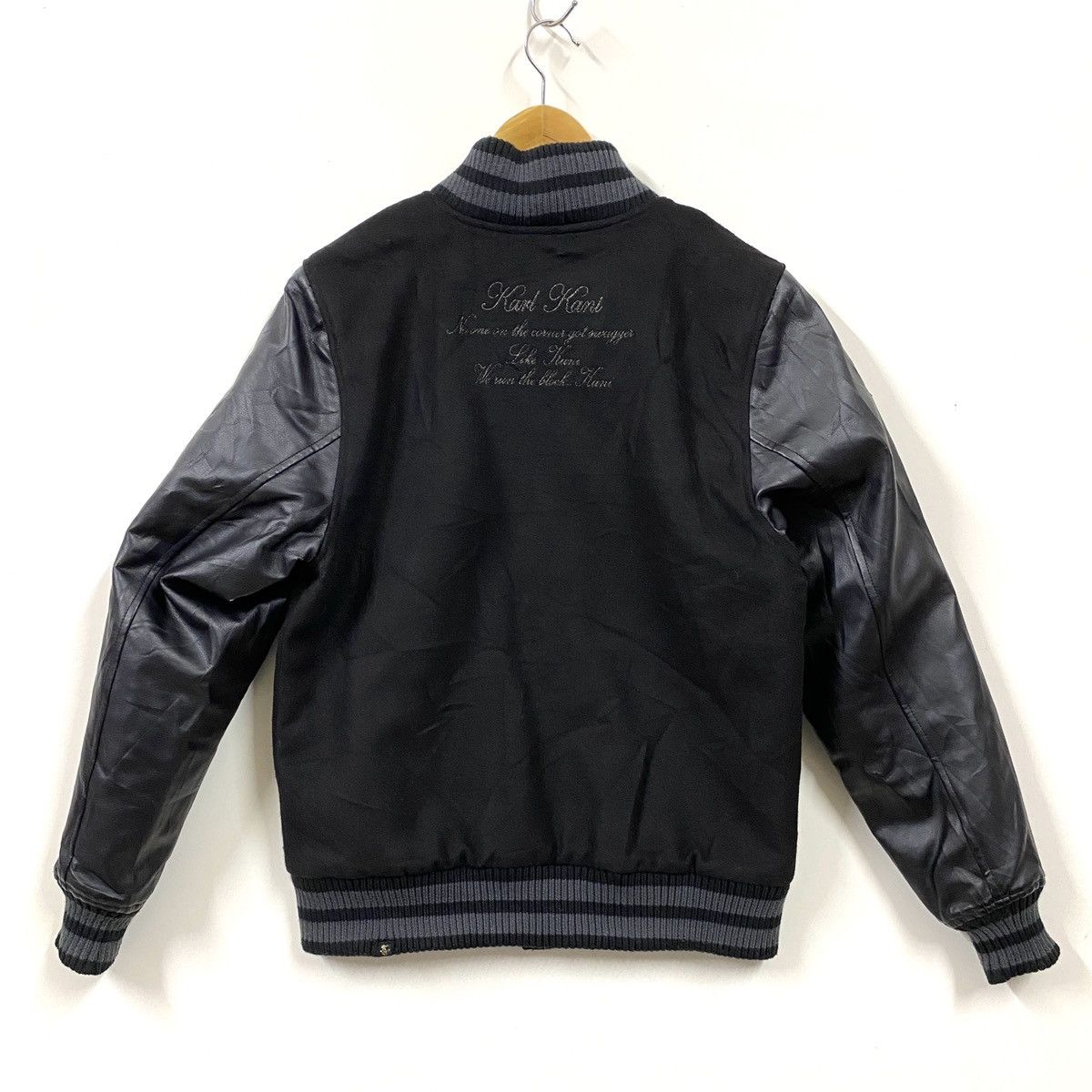 Jay-Z × Karl Kani Karl Kani Bomber Wool Varsity Jacket Quilted Lined Size US M / EU 48-50 / 2 - 7 Thumbnail