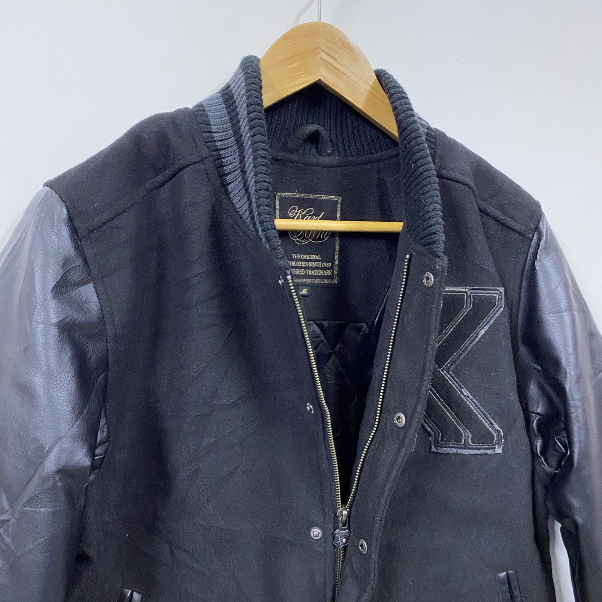 Jay-Z × Karl Kani Karl Kani Bomber Wool Varsity Jacket Quilted Lined Size US M / EU 48-50 / 2 - 3 Thumbnail