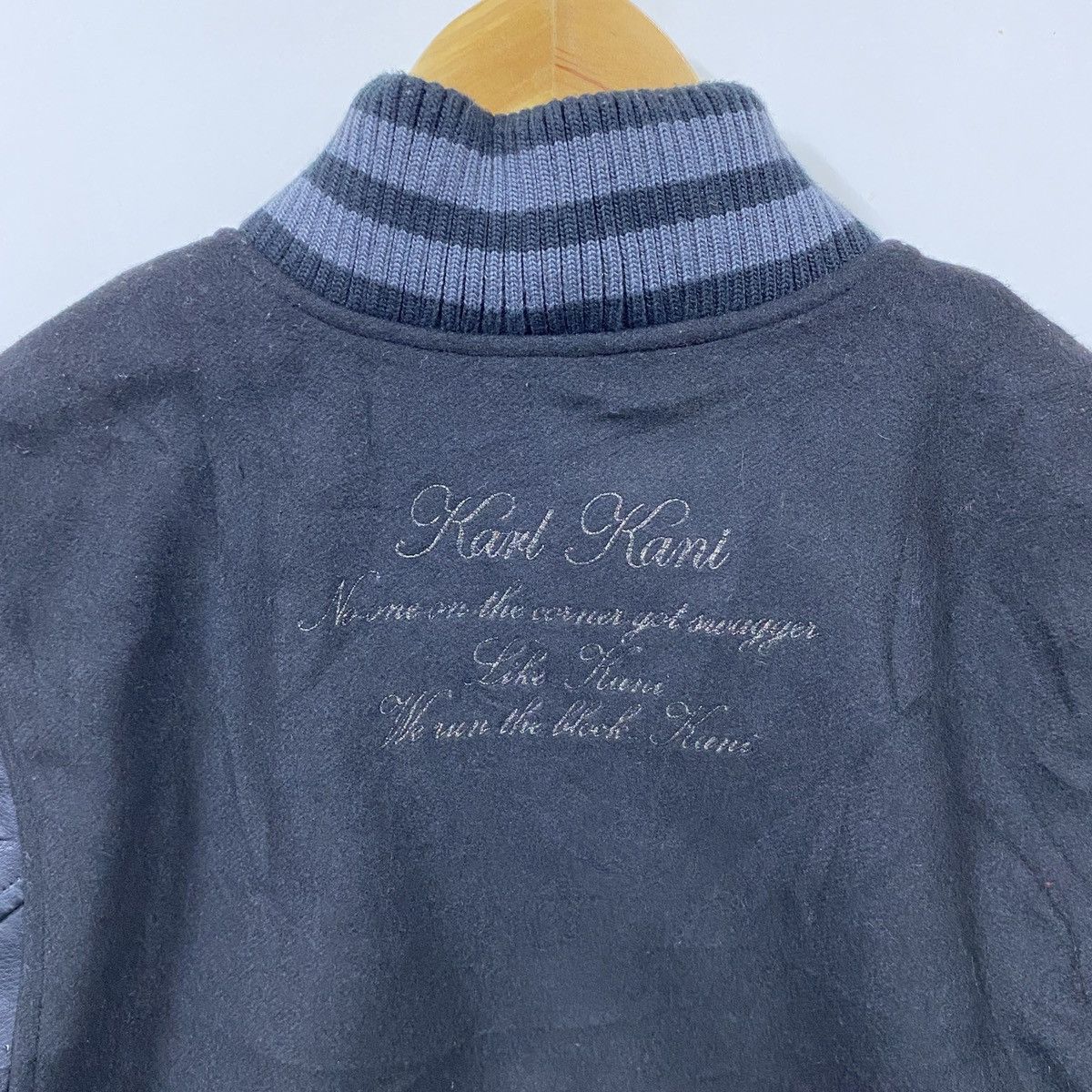Jay-Z × Karl Kani Karl Kani Bomber Wool Varsity Jacket Quilted Lined Size US M / EU 48-50 / 2 - 8 Thumbnail