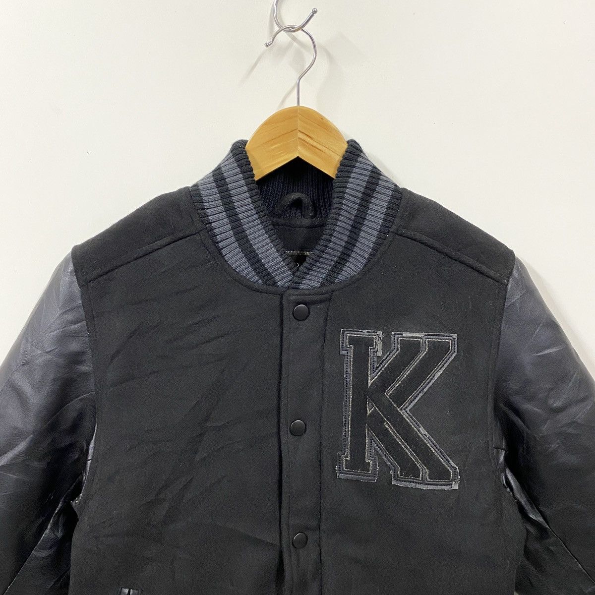 Jay-Z × Karl Kani Karl Kani Bomber Wool Varsity Jacket Quilted Lined Size US M / EU 48-50 / 2 - 2 Thumbnail