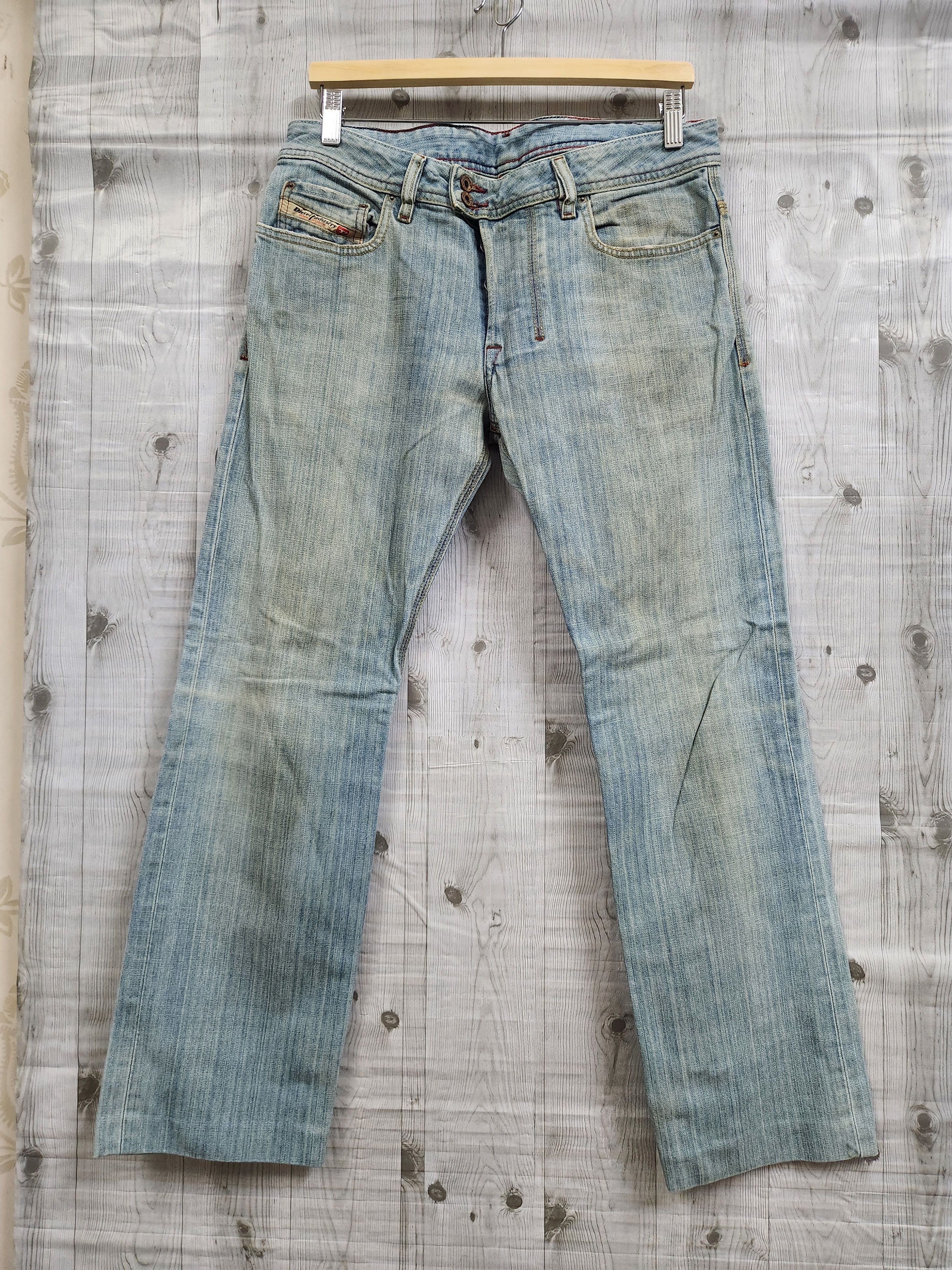 Diesel × Vintage Mudwash Diesel Vintage Two Buttons Jeans Italy Size US 31 - 1 Thumbnail