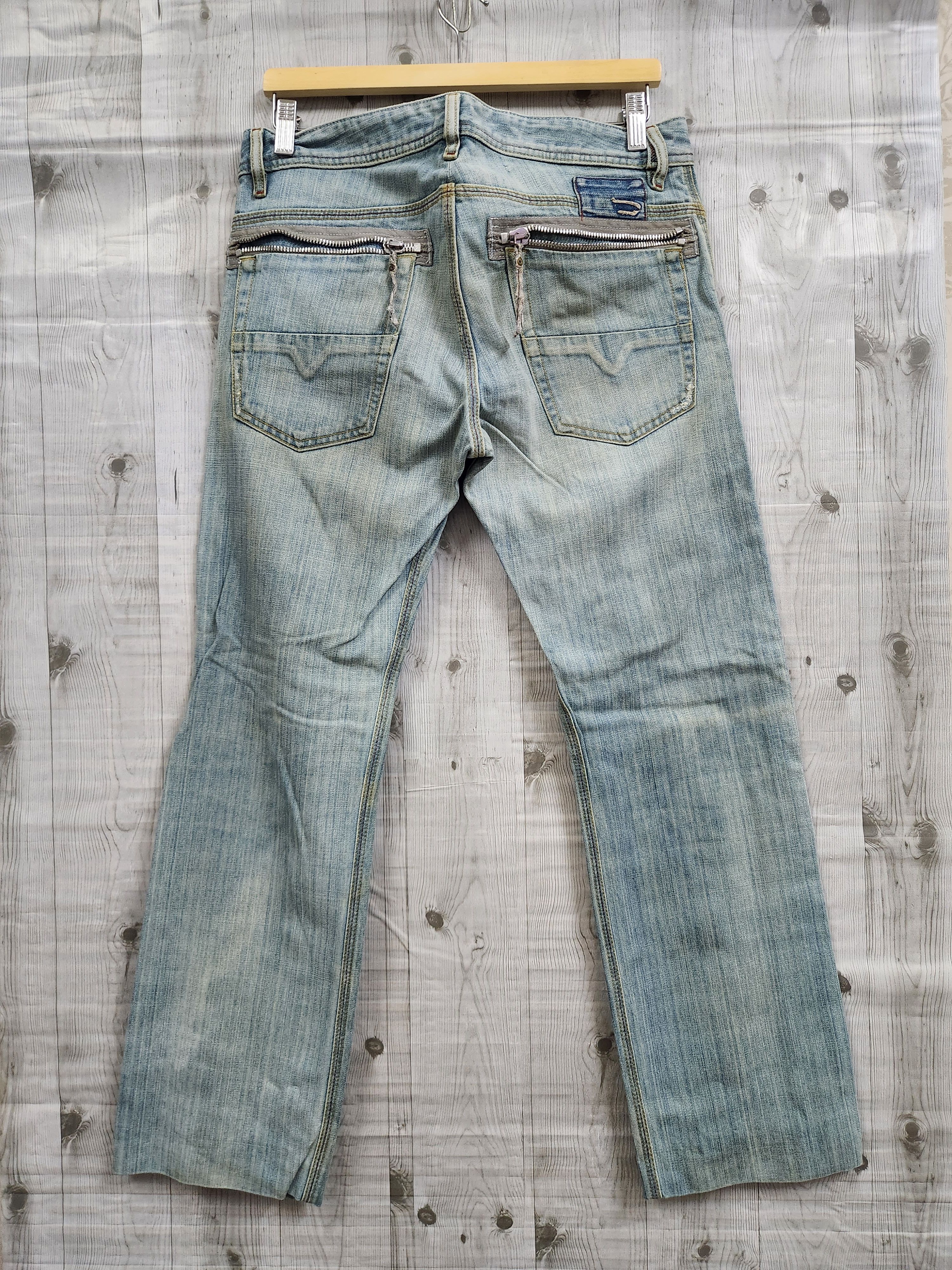 Diesel × Vintage Mudwash Diesel Vintage Two Buttons Jeans Italy Size US 31 - 13 Thumbnail