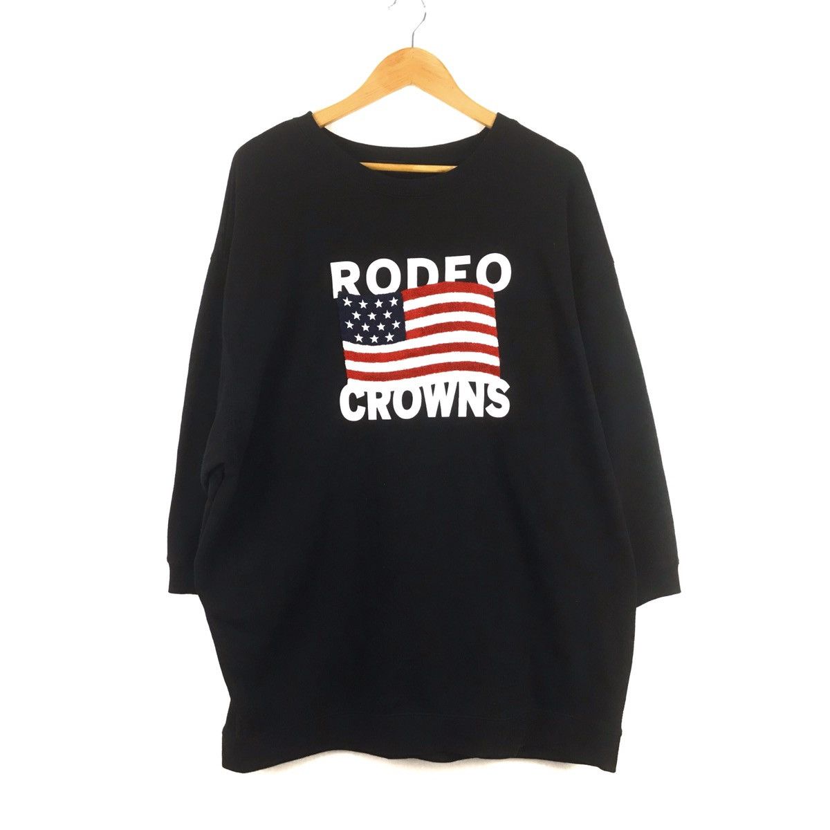 Japanese Brand Rodeo Crowns United States Flag Sweatshirt Size US XXL / EU 58 / 5 - 1 Thumbnail