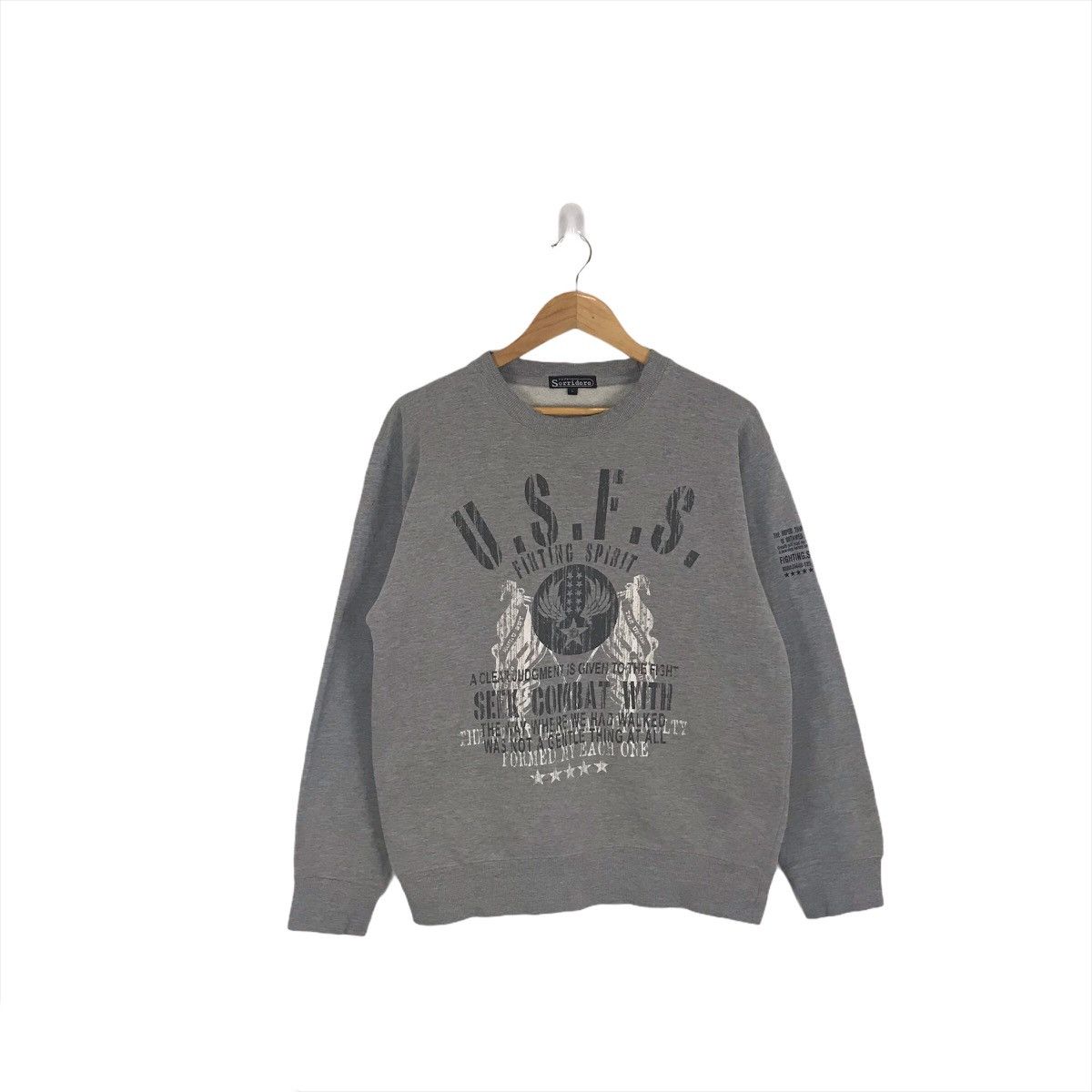 Japanese Brand USFS USA Air Force Fighting Spirits by Sorridere Sweatshirt Size US L / EU 52-54 / 3 - 1 Thumbnail