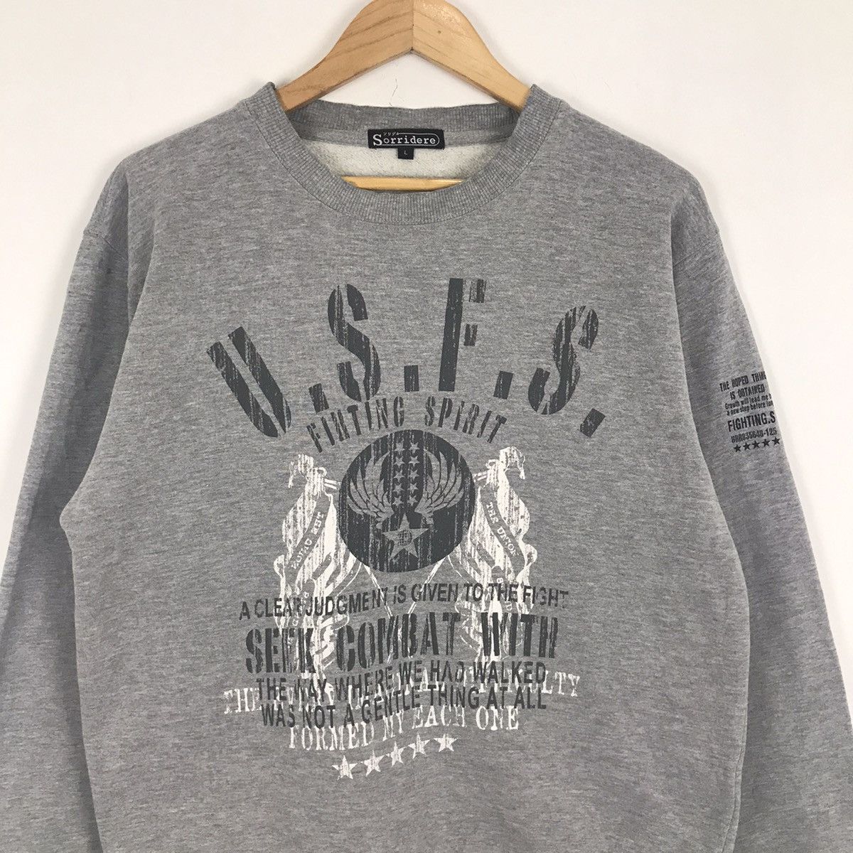 Japanese Brand USFS USA Air Force Fighting Spirits by Sorridere Sweatshirt Size US L / EU 52-54 / 3 - 2 Thumbnail