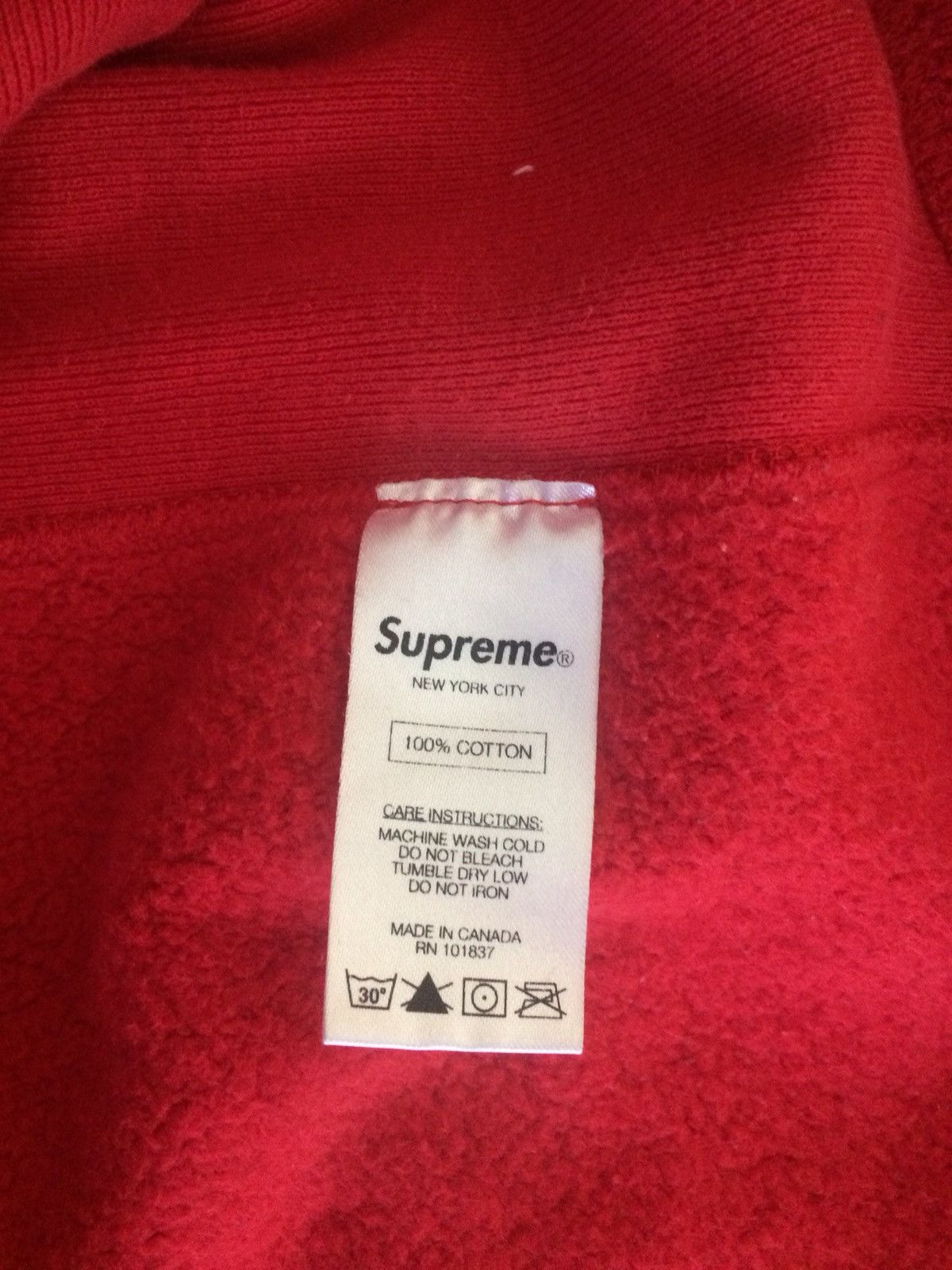 Supreme Red On Red Box Logo Hoodie Size US L / EU 52-54 / 3 - 7 Preview