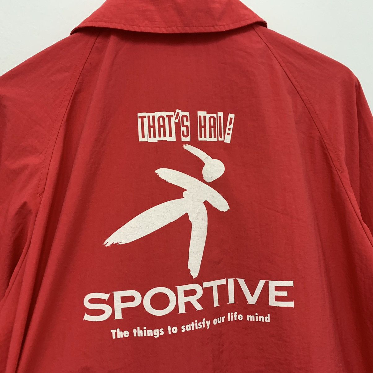 Hai Sporting Gear × Issey Miyake Hai Sporting Gear Issey Miyake Snap Button Coach Jacket Size US XL / EU 56 / 4 - 4 Thumbnail