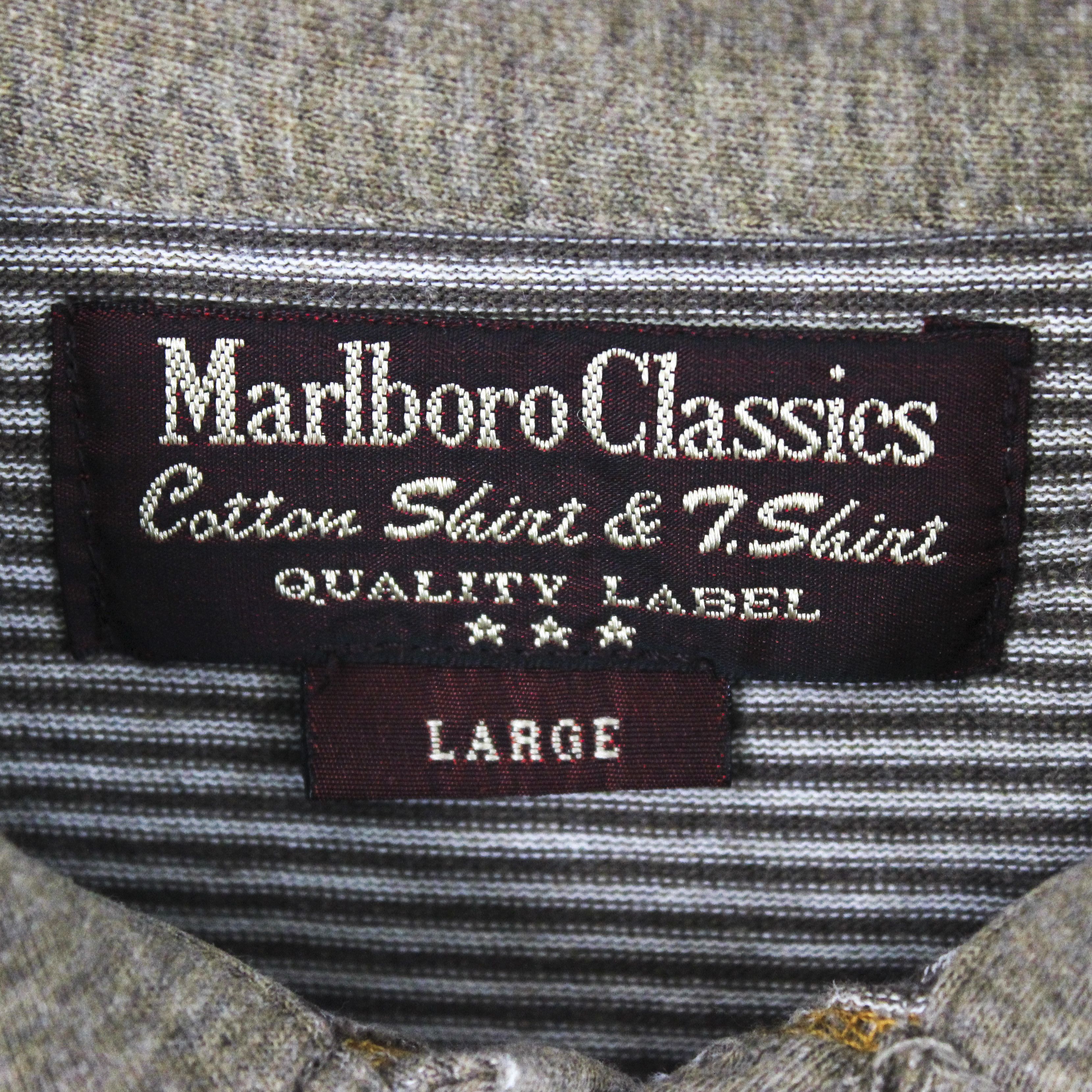 Marlboro Classics Quality Casual Polo Shirt Long Sleeved Cotton Rugby Top Size US L / EU 52-54 / 3 - 5 Thumbnail