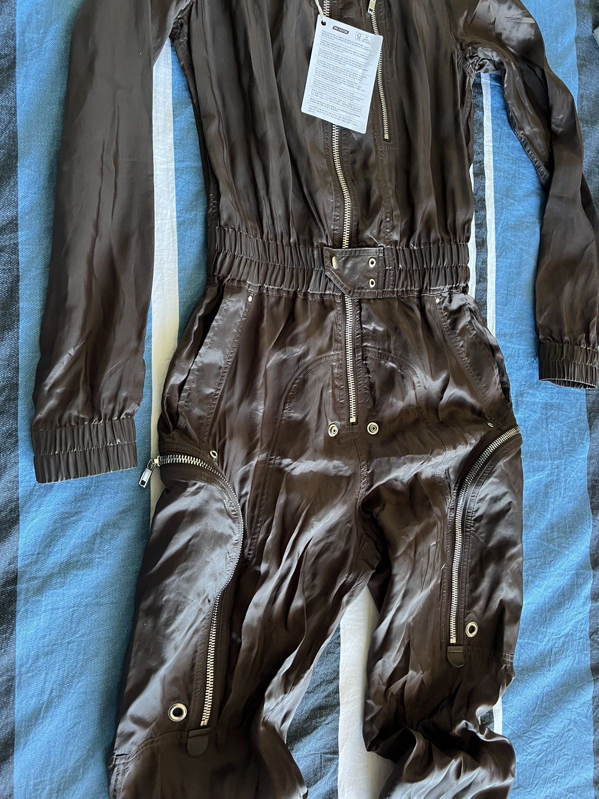 Rick Owens FINAL PRICE🚨 BNWT Bauhaus zip jumpsuit body bag Size US 31 - 3 Thumbnail