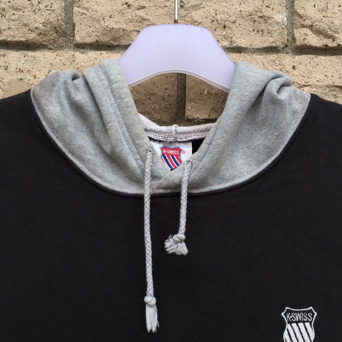 K-Swiss × Vintage K SWISS hoodie sleeveless spell out small logo.. tank top Size US M / EU 48-50 / 2 - 4 Thumbnail