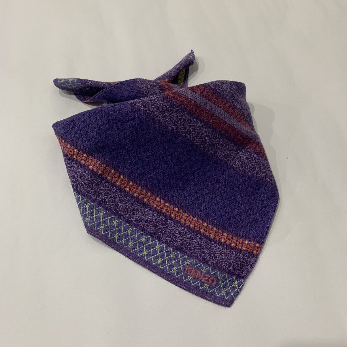 Japanese Brand × Kenzo vintage KENZO paris handkerchief handky bandana neckerchief Size ONE SIZE - 2 Thumbnail