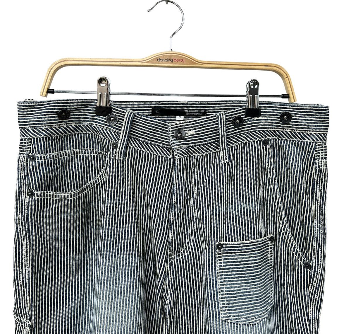 Japanese Brand × OVER THE STRiPES Exhibitionist Stripe Denim Size US 34 / EU 50 - 4 Thumbnail