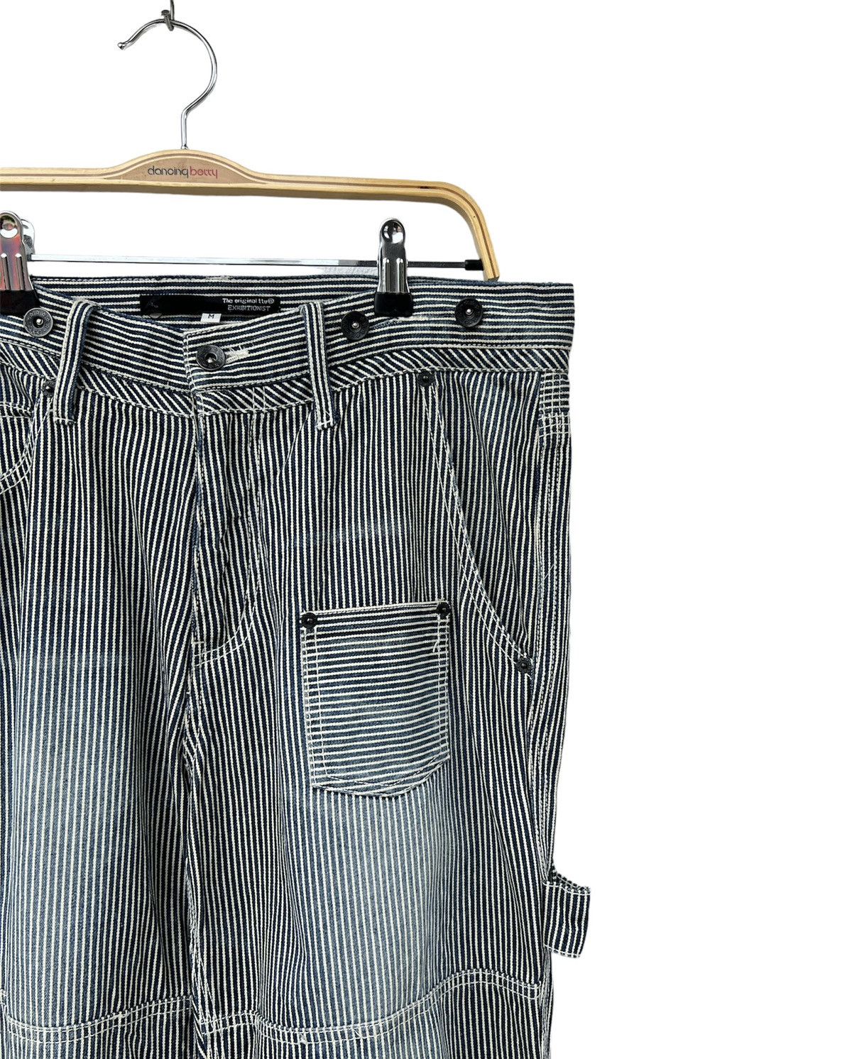 Japanese Brand × OVER THE STRiPES Exhibitionist Stripe Denim Size US 34 / EU 50 - 3 Thumbnail