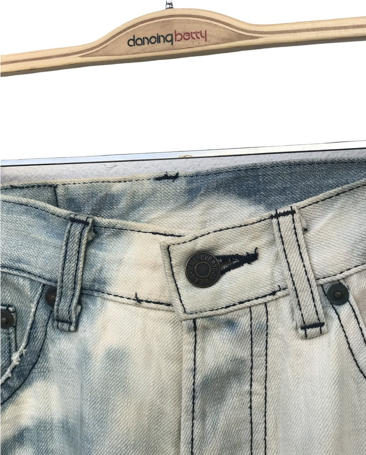 Japanese Brand Jeans World Wide Love Distressed Denim Size US 29 - 6 Thumbnail