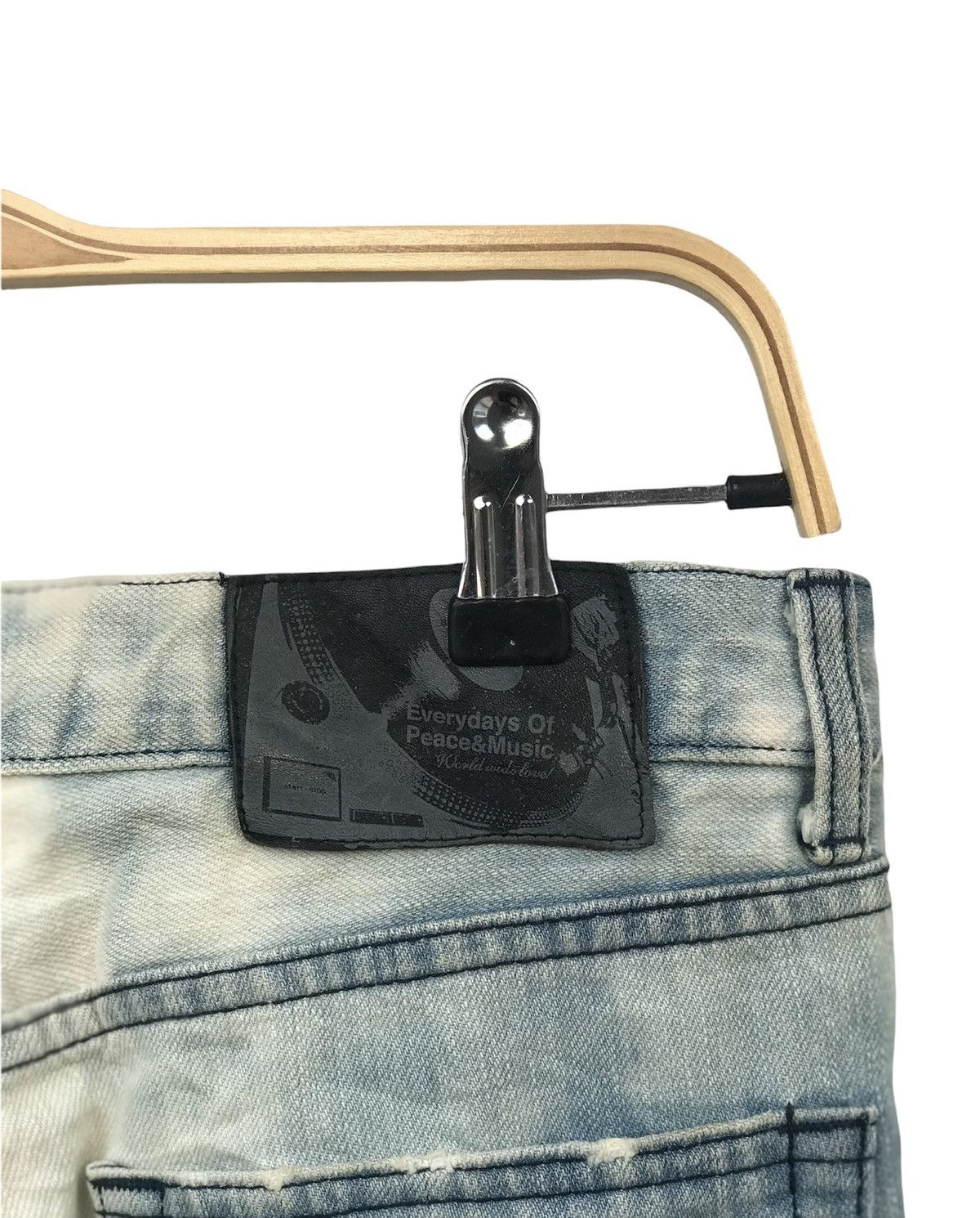 Japanese Brand Jeans World Wide Love Distressed Denim Size US 29 - 12 Thumbnail