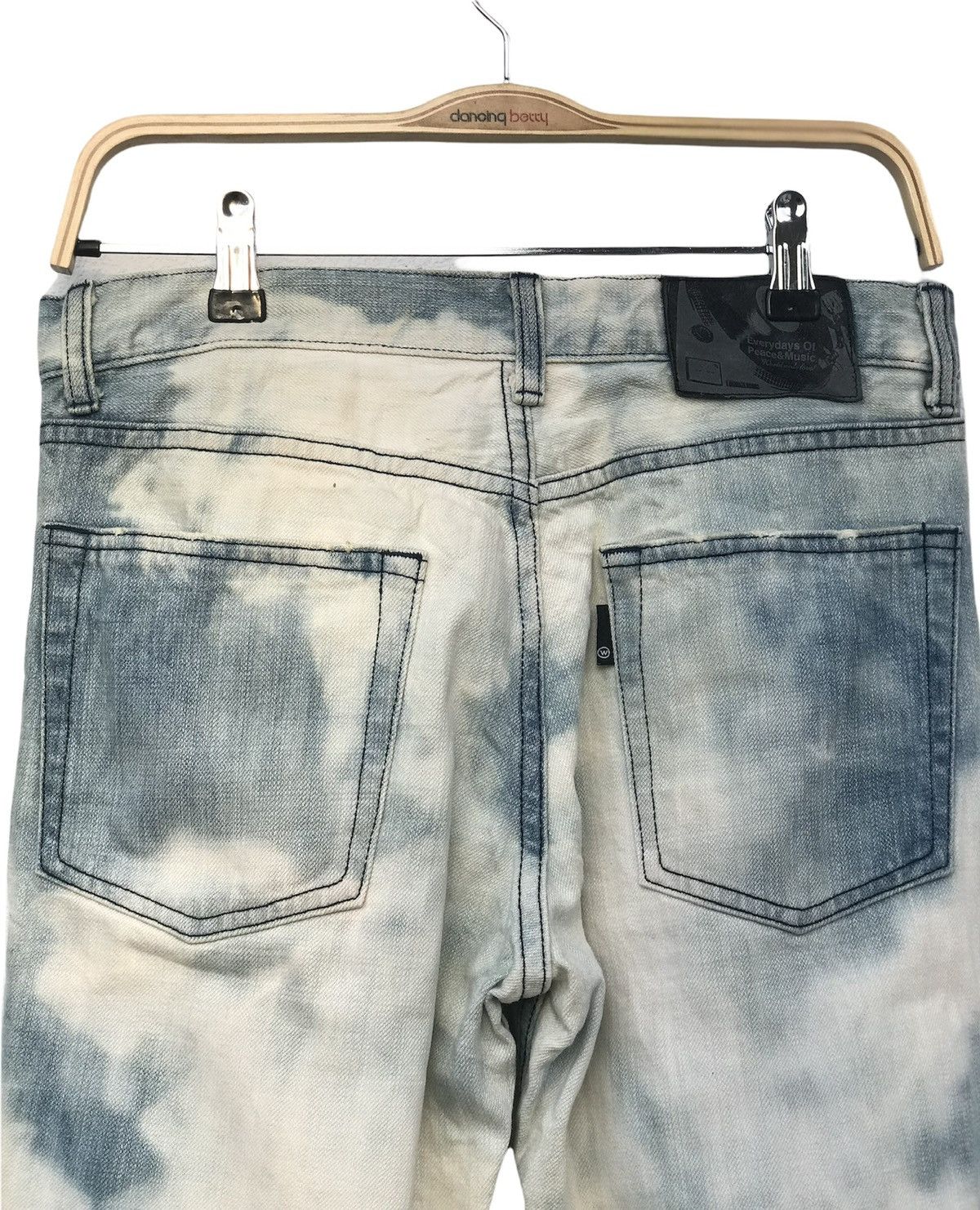 Japanese Brand Jeans World Wide Love Distressed Denim Size US 29 - 8 Thumbnail