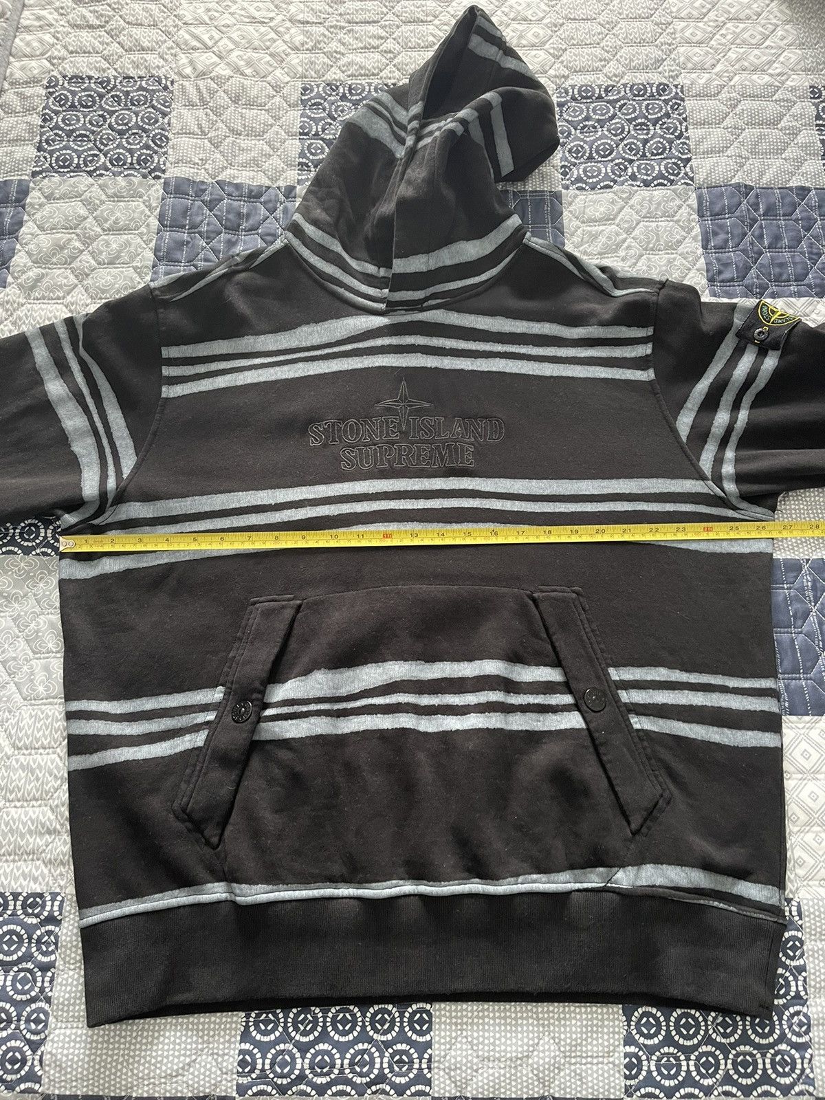 Stone Island × Supreme Supreme Stone Island Warp Stripe