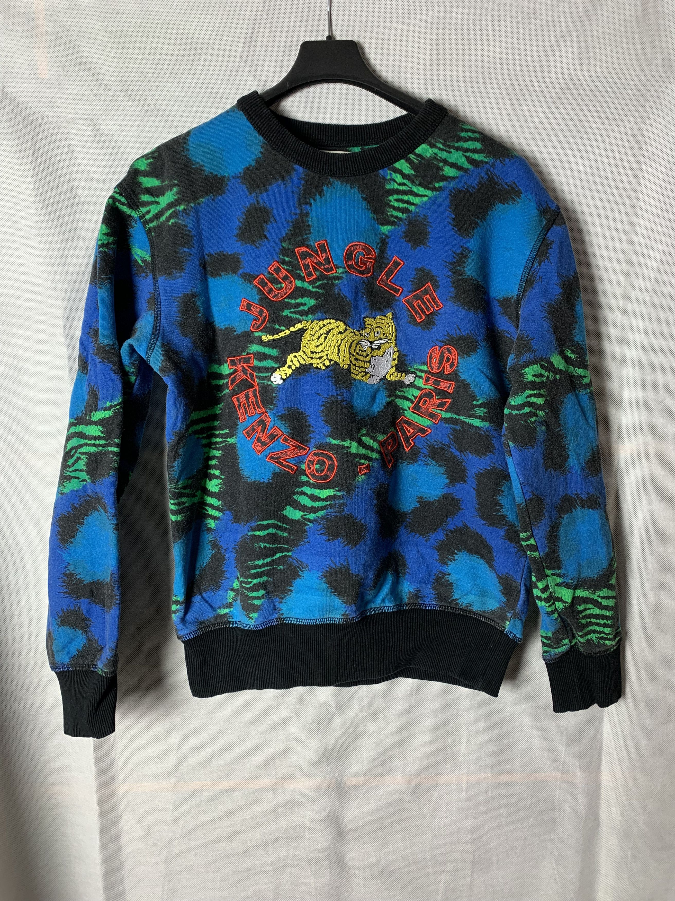 Kenzo Kenzo Paris x H M Jungle big logo men s sweatshirt pullover Grailed