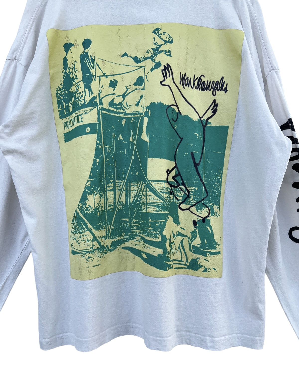 Welcome Skateboards Mark Gonzales Back Hit Long Sleeve Size US XL / EU 56 / 4 - 3 Thumbnail