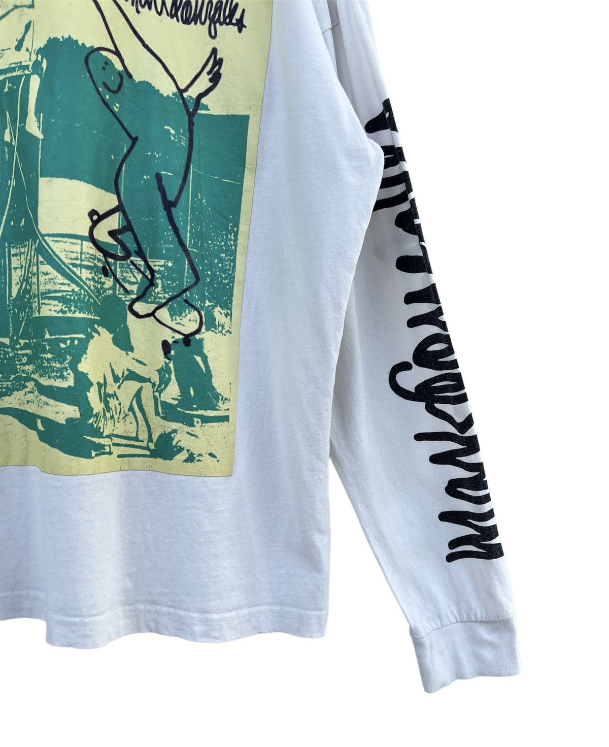 Welcome Skateboards Mark Gonzales Back Hit Long Sleeve Size US XL / EU 56 / 4 - 4 Thumbnail