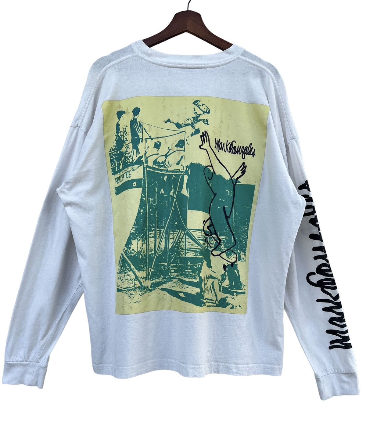 Welcome Skateboards Mark Gonzales Back Hit Long Sleeve Size US XL / EU 56 / 4 - 1 Thumbnail