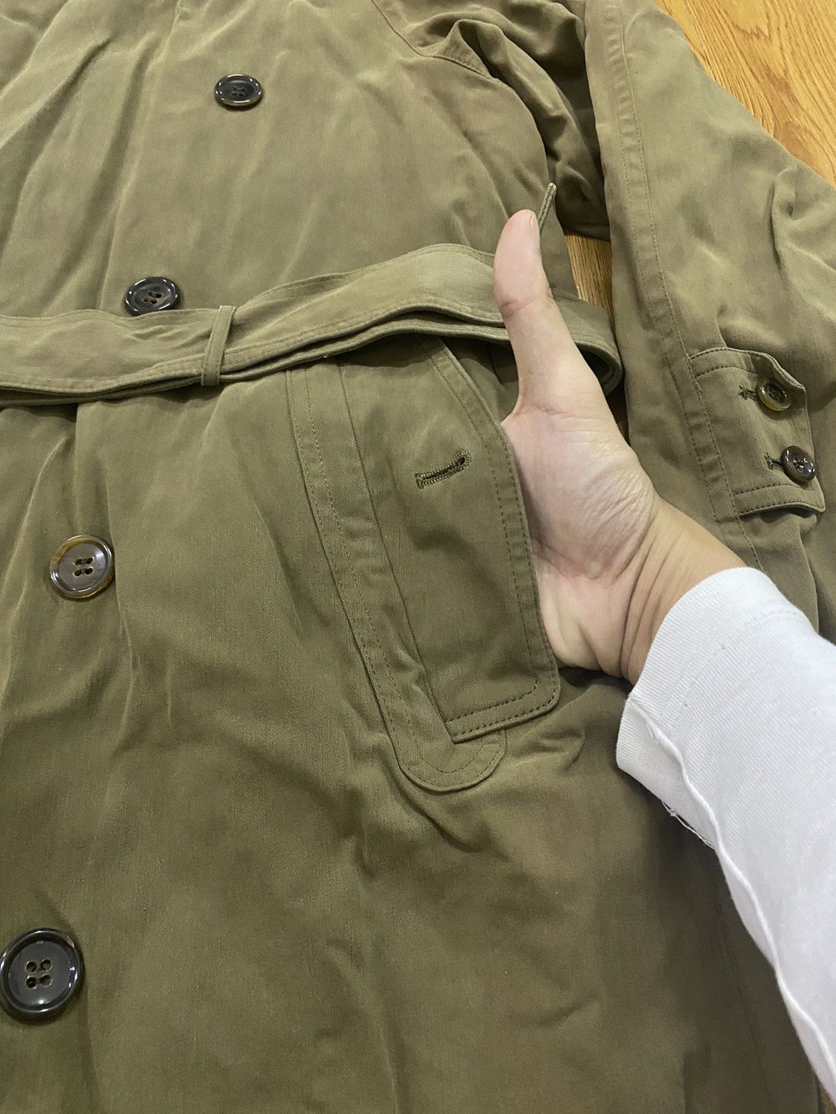Lanvin Lanvin Double Breast Trench Coat Size US L / EU 52-54 / 3 - 9 Thumbnail
